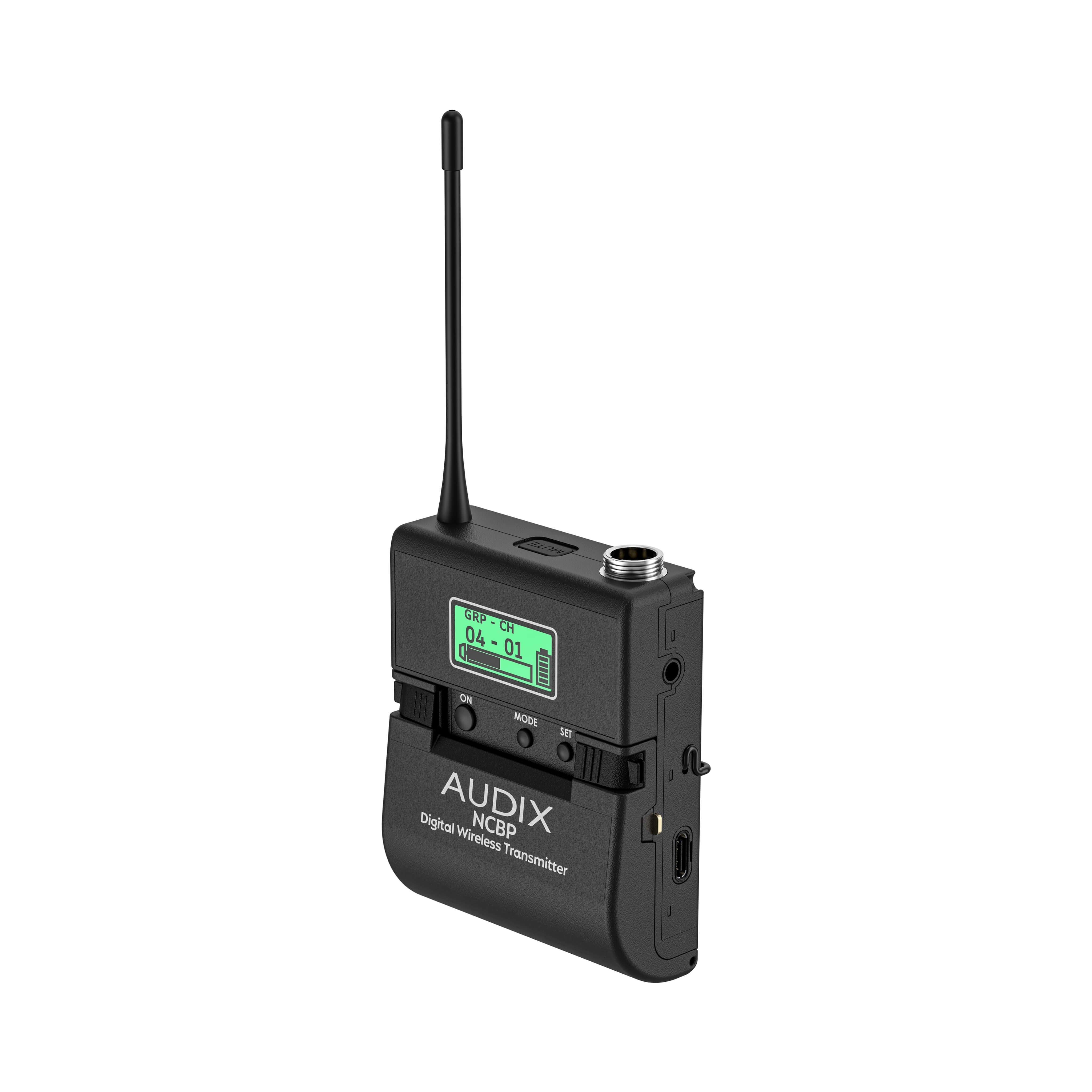 Audix Novacore NCBP - Bodypack Digital Wireless Transmitter, angled
