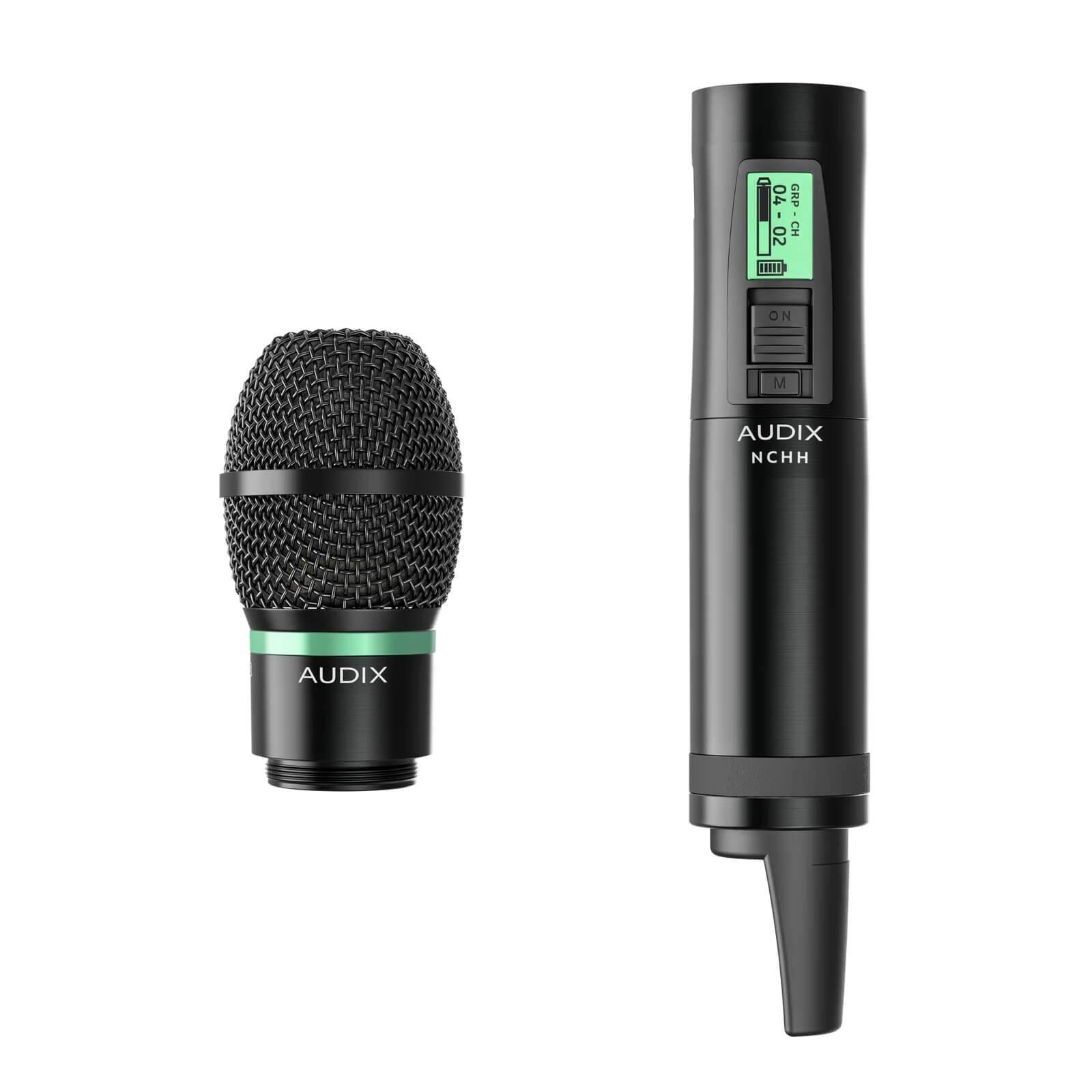 Audix Novacore NCHHEC - Handheld Wireless Transmitter with EC Capsule, apart