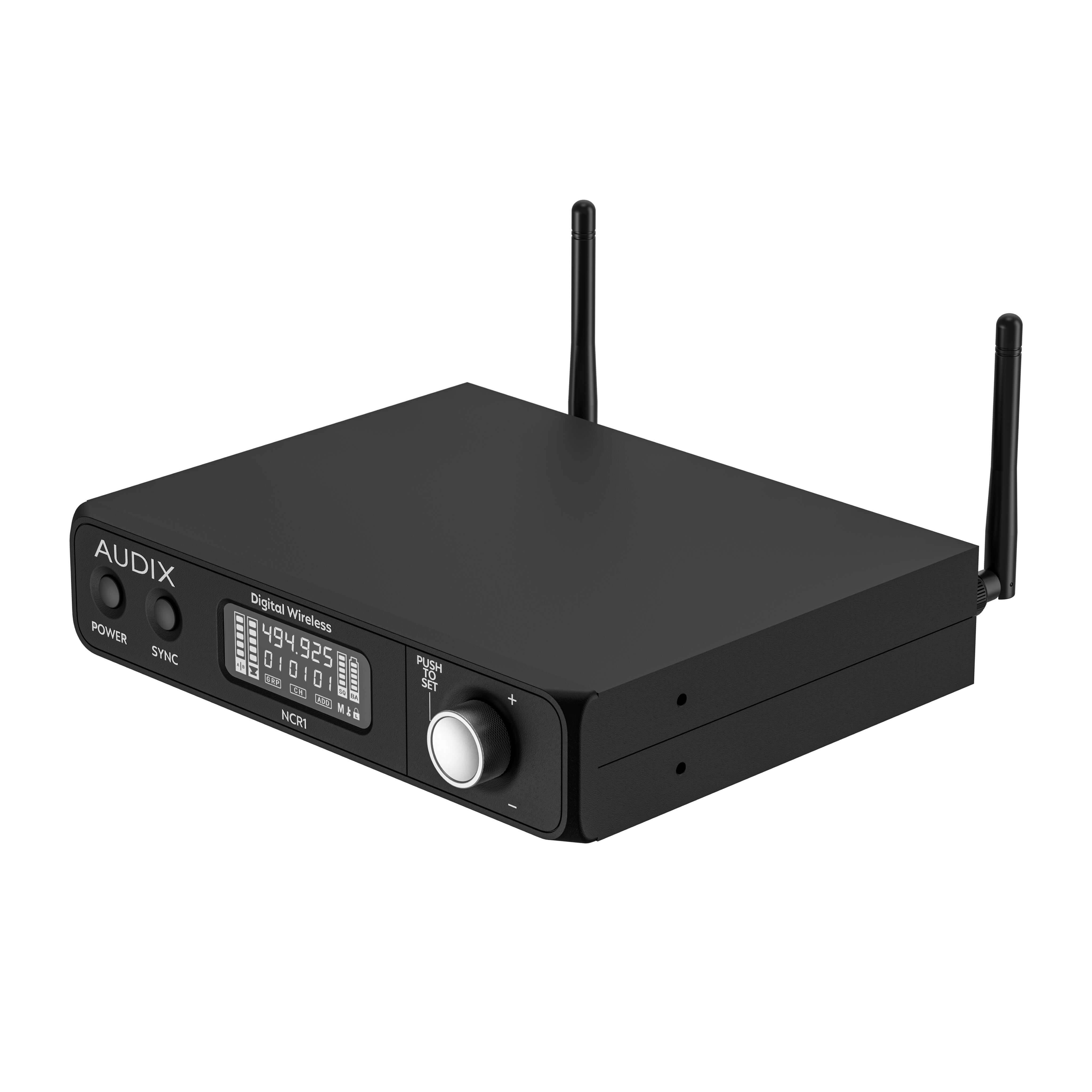 Audix Novacore NCR1 - 1-Channel Digital Wireless Receiver, angle