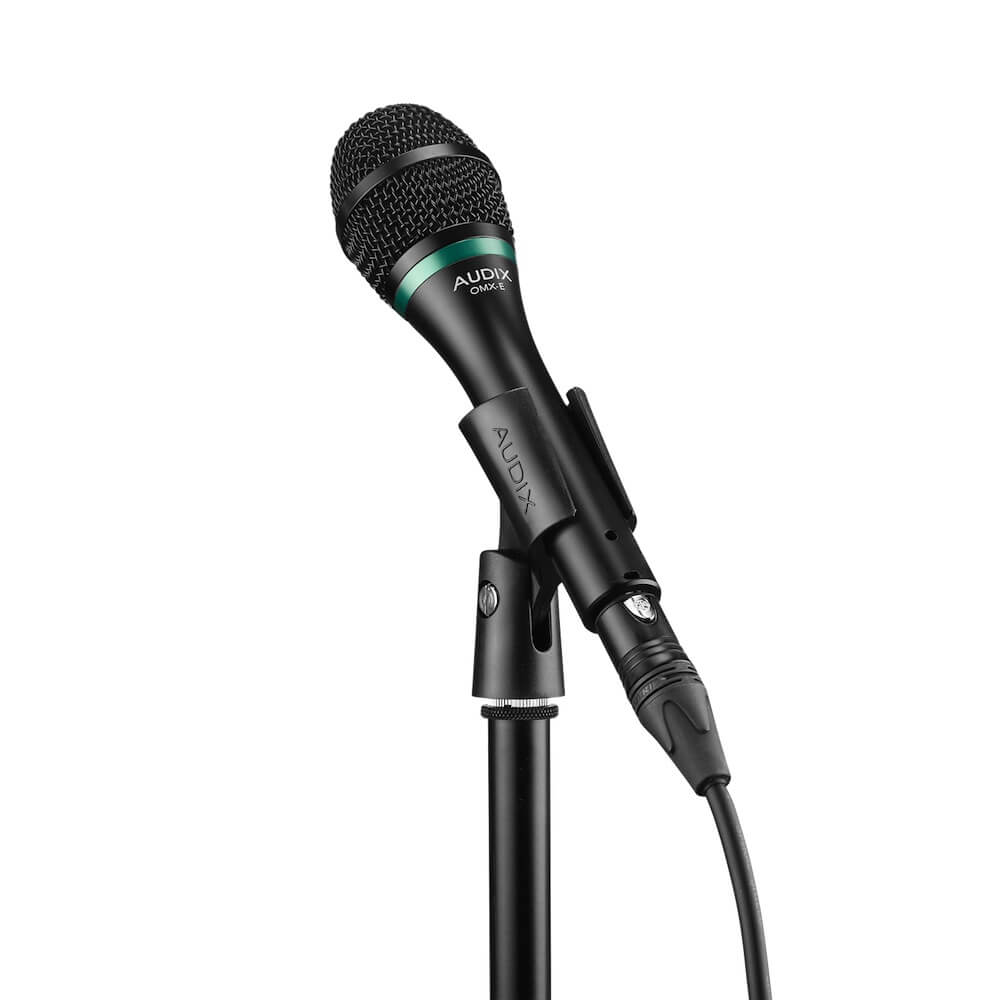 Audix OMX-E - Dynamic Cardioid Vocal Microphone, mic stand