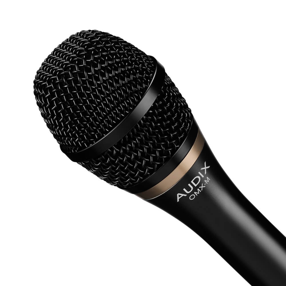 Audix OMX-M - Dynamic Supercardioid Vocal Microphone, grille
