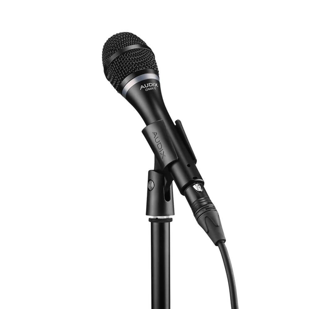 Audix OMX-T - Dynamic Hypercardioid Vocal Microphone, mic stand