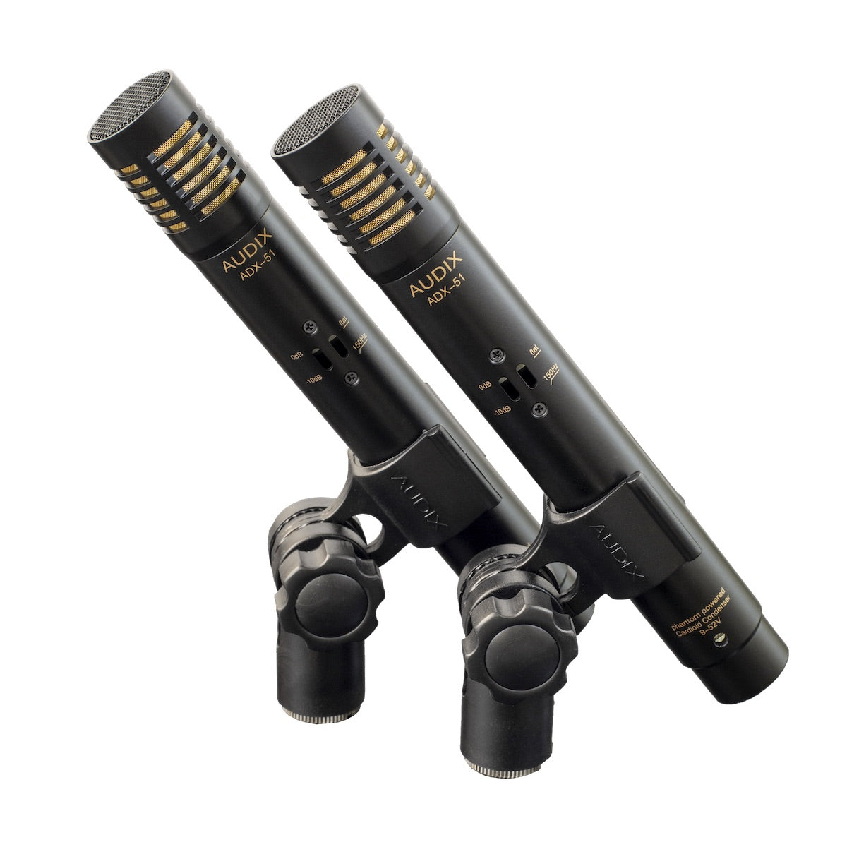 Audix ADX-51 Dynamic Instrument Microphones with clips