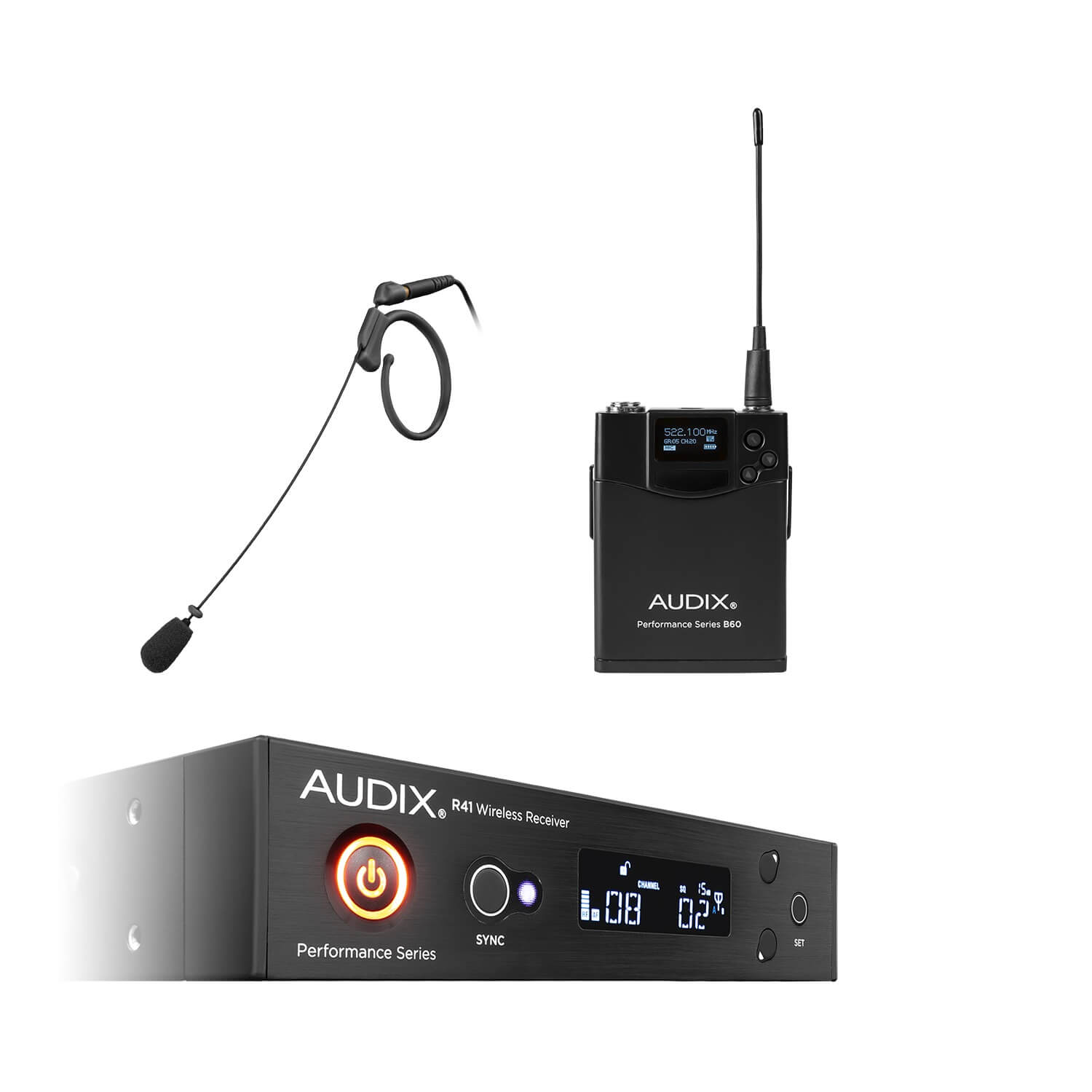 Audix AP41 HT7 - Headset Wireless Microphone System, black