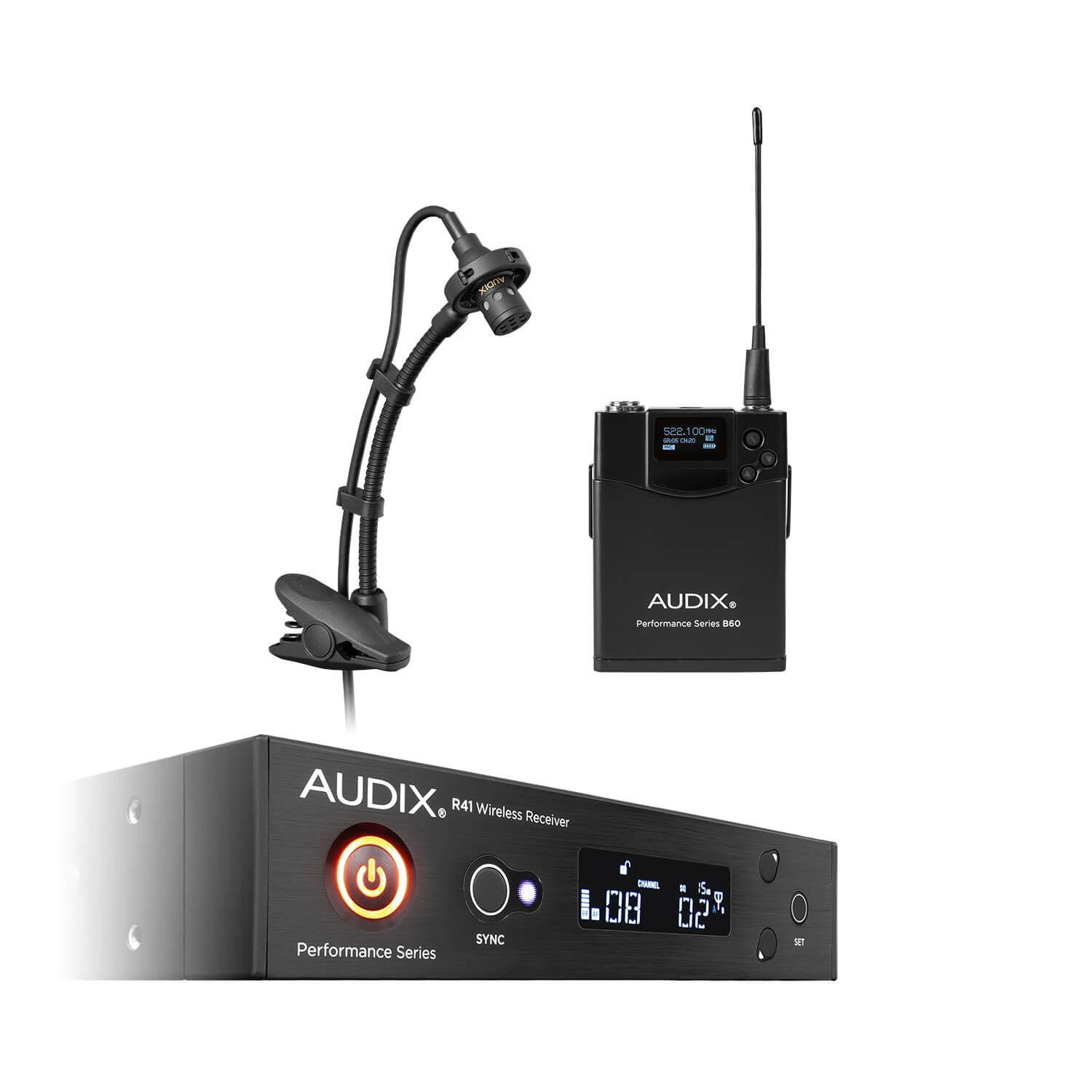 Audix AP41 SAX - Instrument Wireless Microphone System for Saxophone