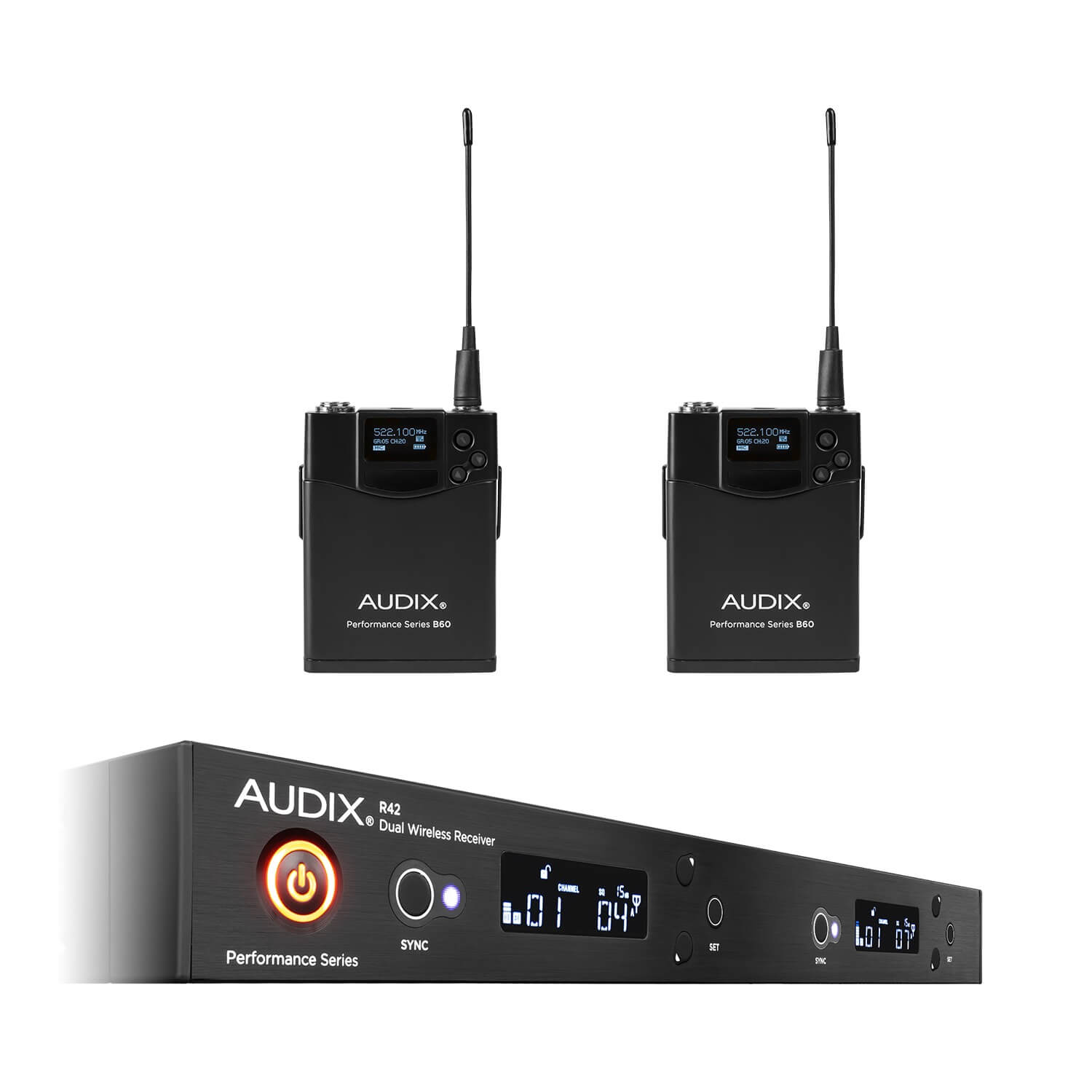 Audix AP42 BP - Dual Body Pack Wireless System