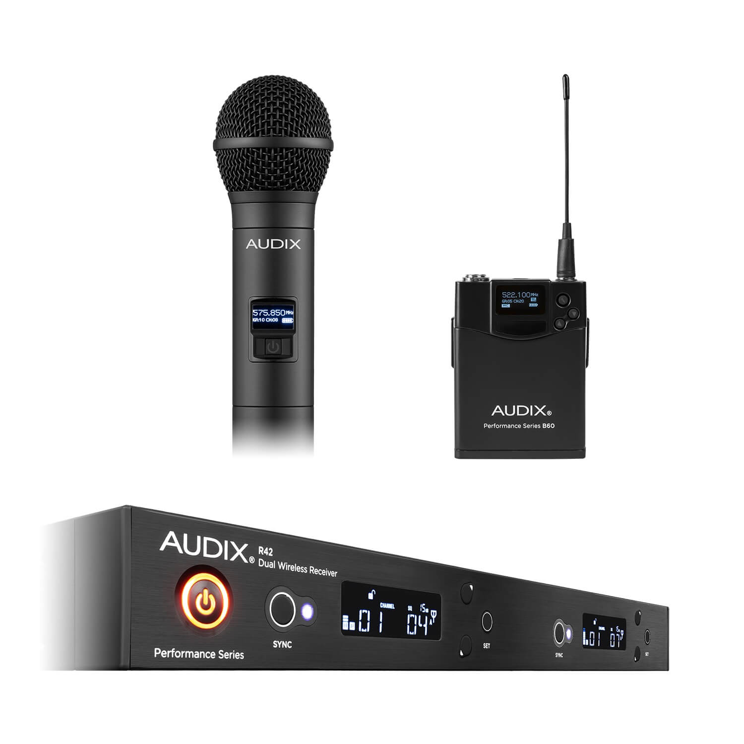 Audix AP42 C2BP - OM2 Handheld and BodyPack Wireless Microphone System