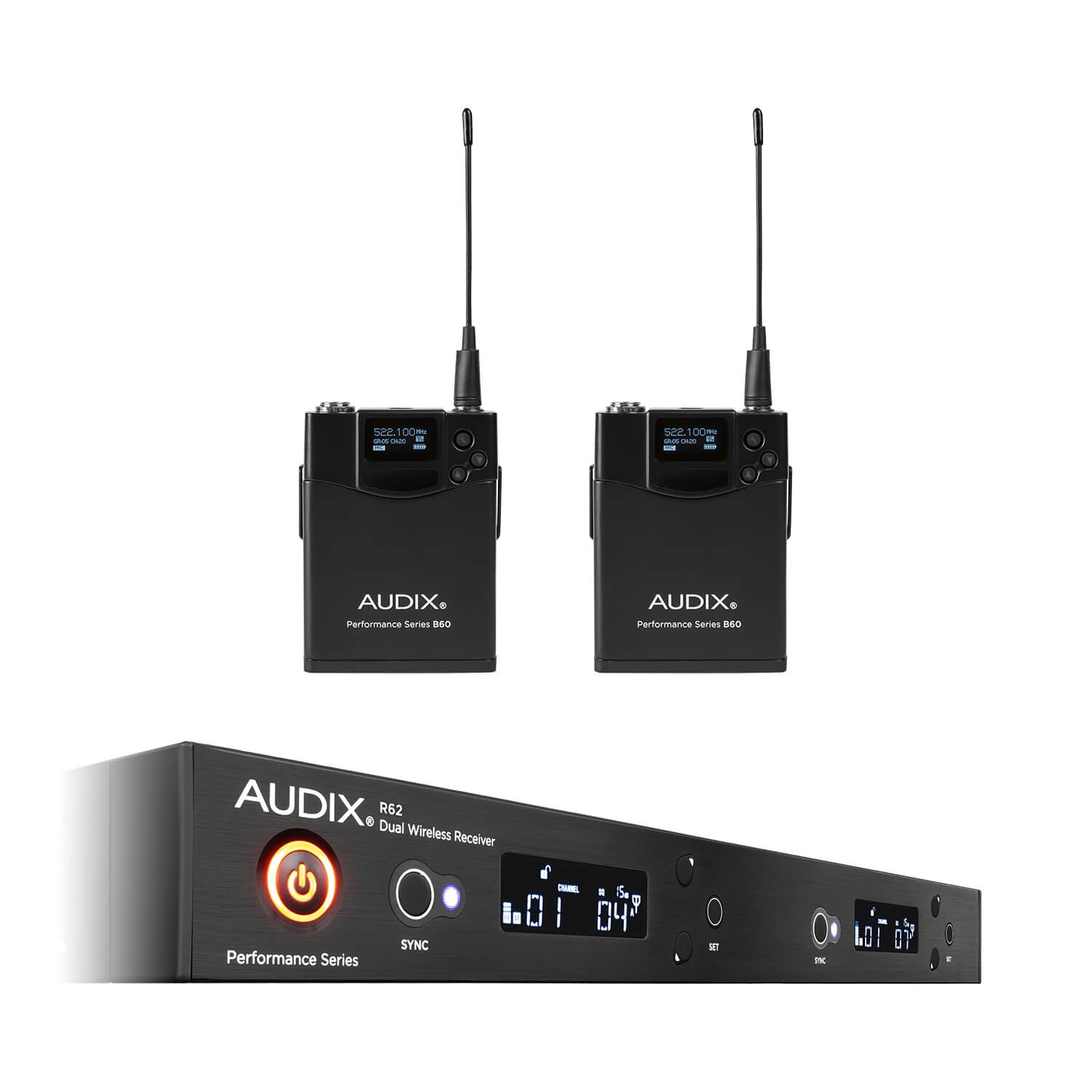 Audix AP62 BP - Dual Body Pack Wireless System