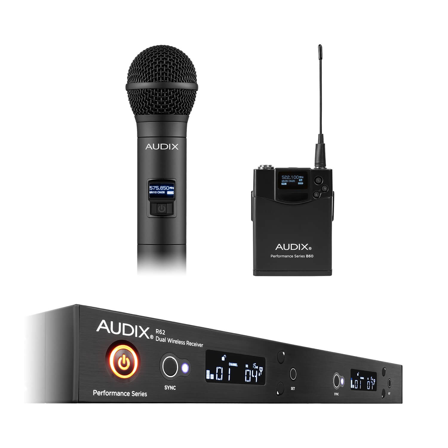 Audix AP62 C2BP - OM2 Handheld and BodyPack Wireless Microphone System