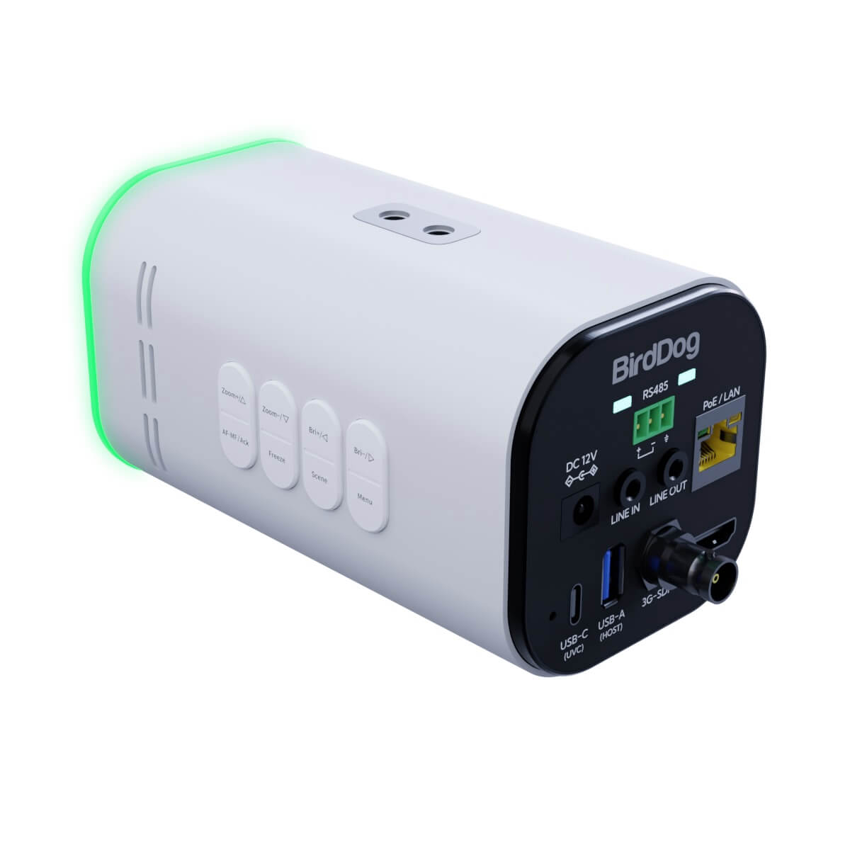 BirdDog MAKI Ultra - 4K NDI|HX3 Camera with 12x Optical Zoom, white