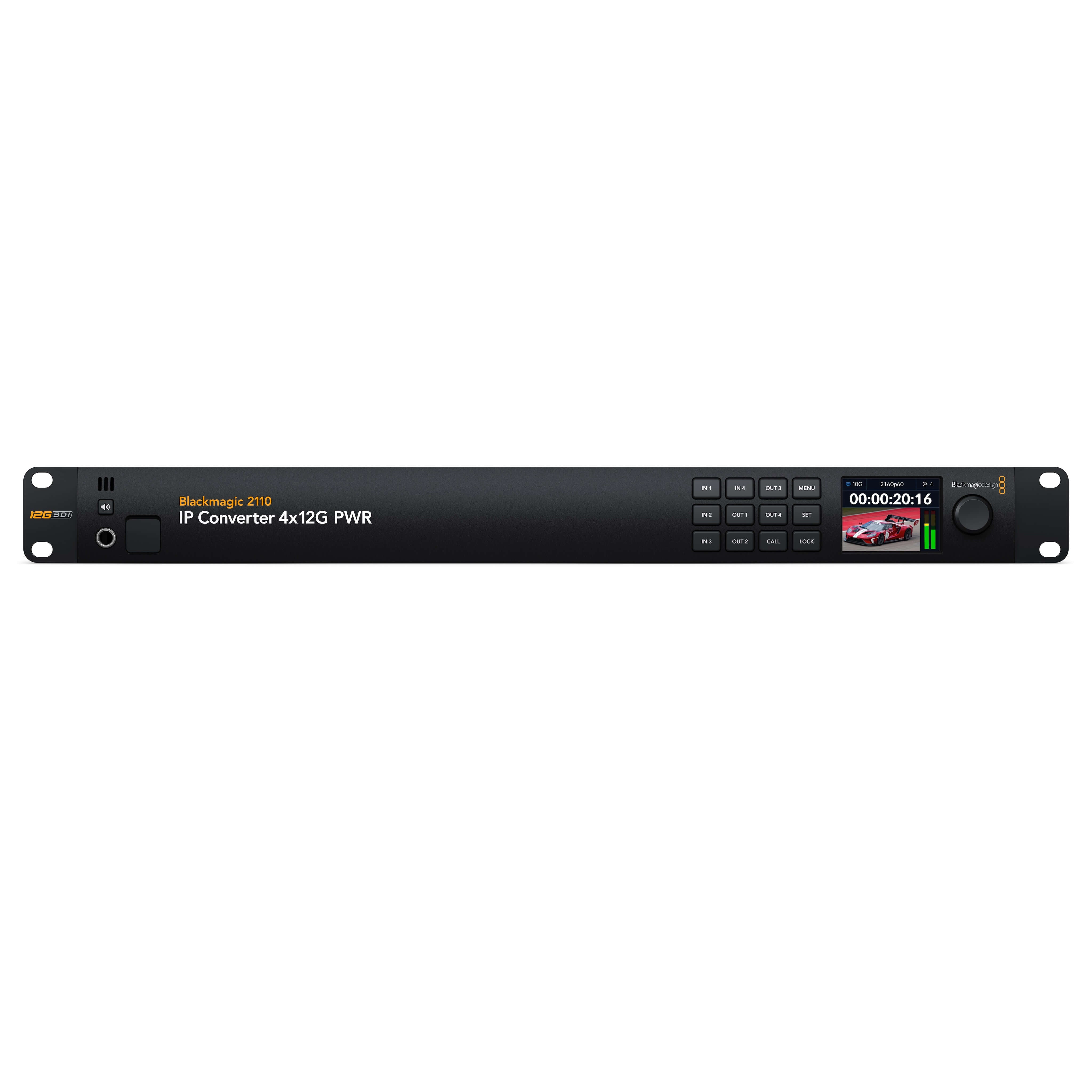 Blackmagic Design 2110 IP Converter 4x12G PWR, front
