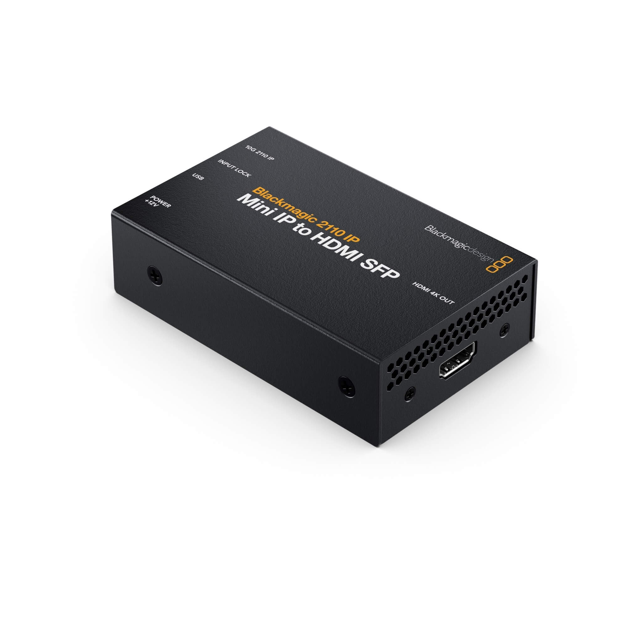 Blackmagic Design 2110 IP Mini IP to HDMI SFP, right angle