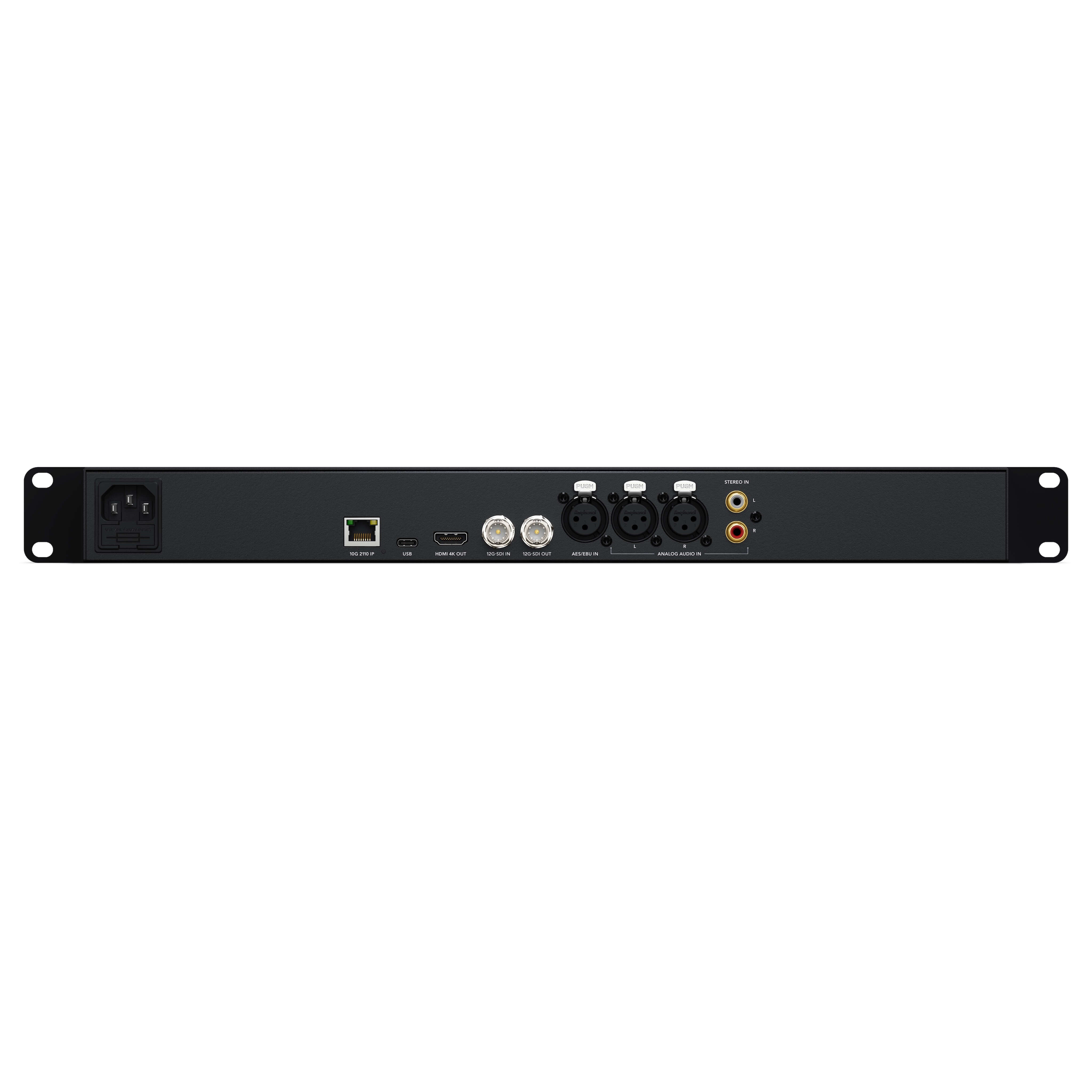 Blackmagic Design Audio Monitor 12G G3, rear