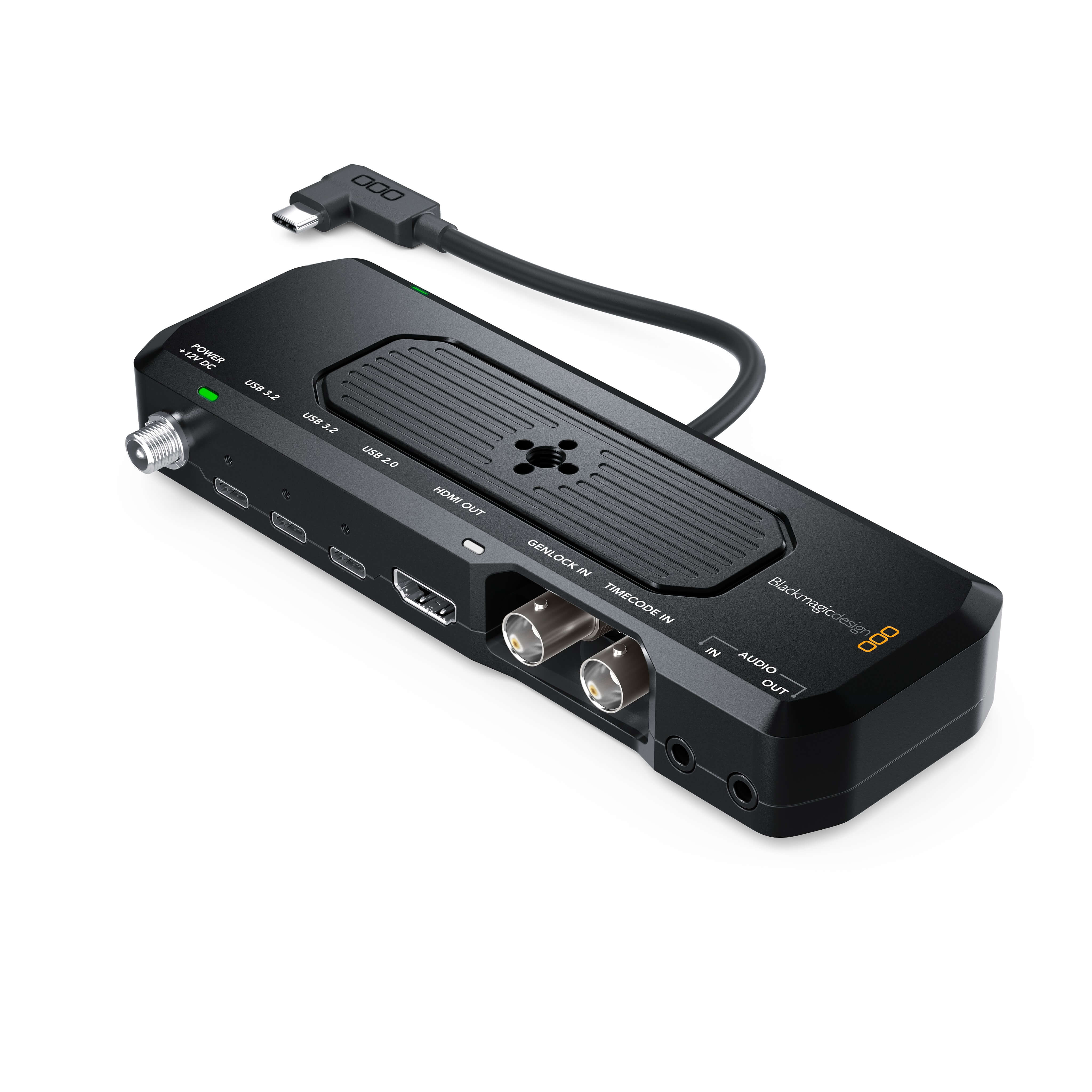 Blackmagic Camera ProDock - Professional Video Connections for iPhone, high angle