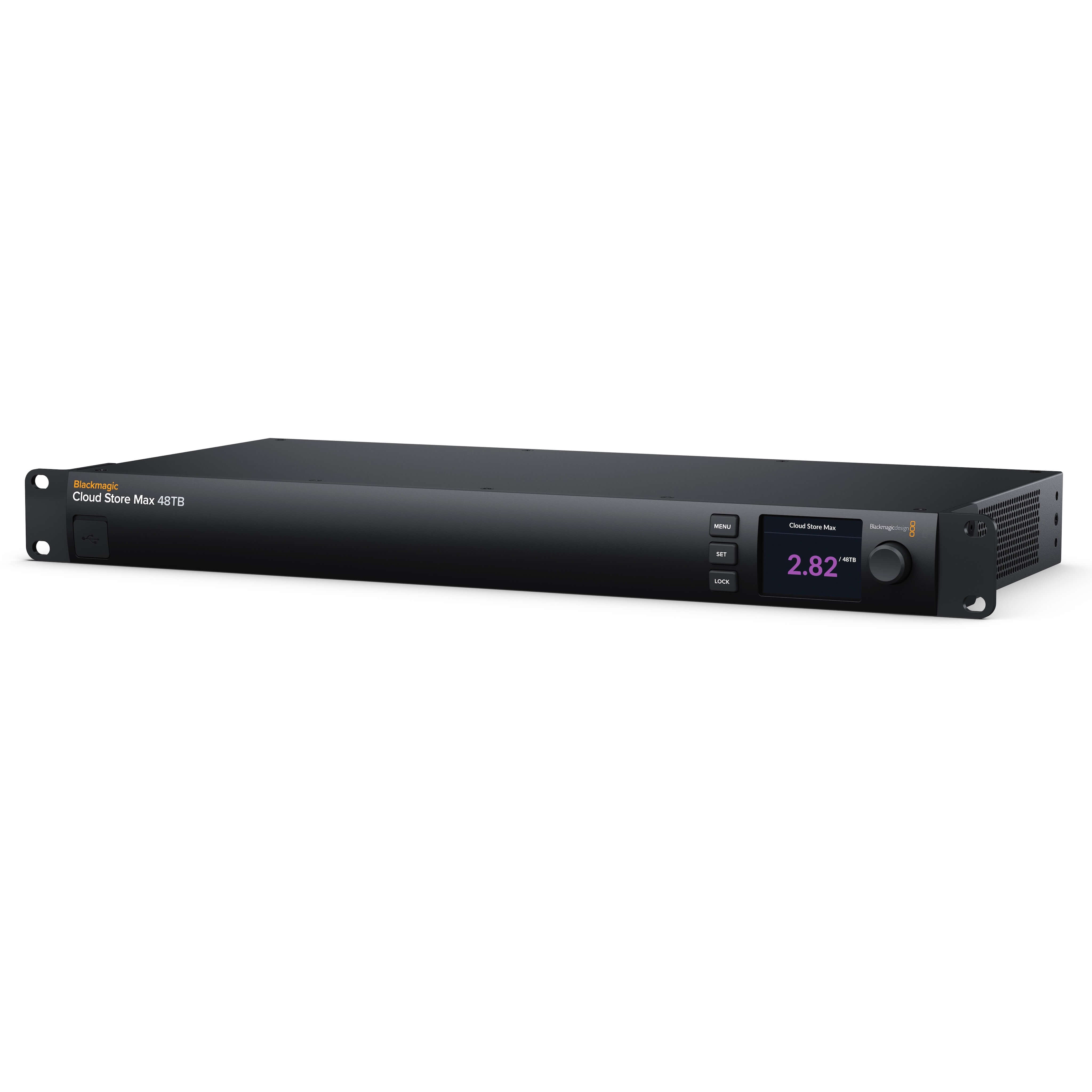 Blackmagic Design Cloud Store Max 48TB - High Performance Flash Storage, angle
