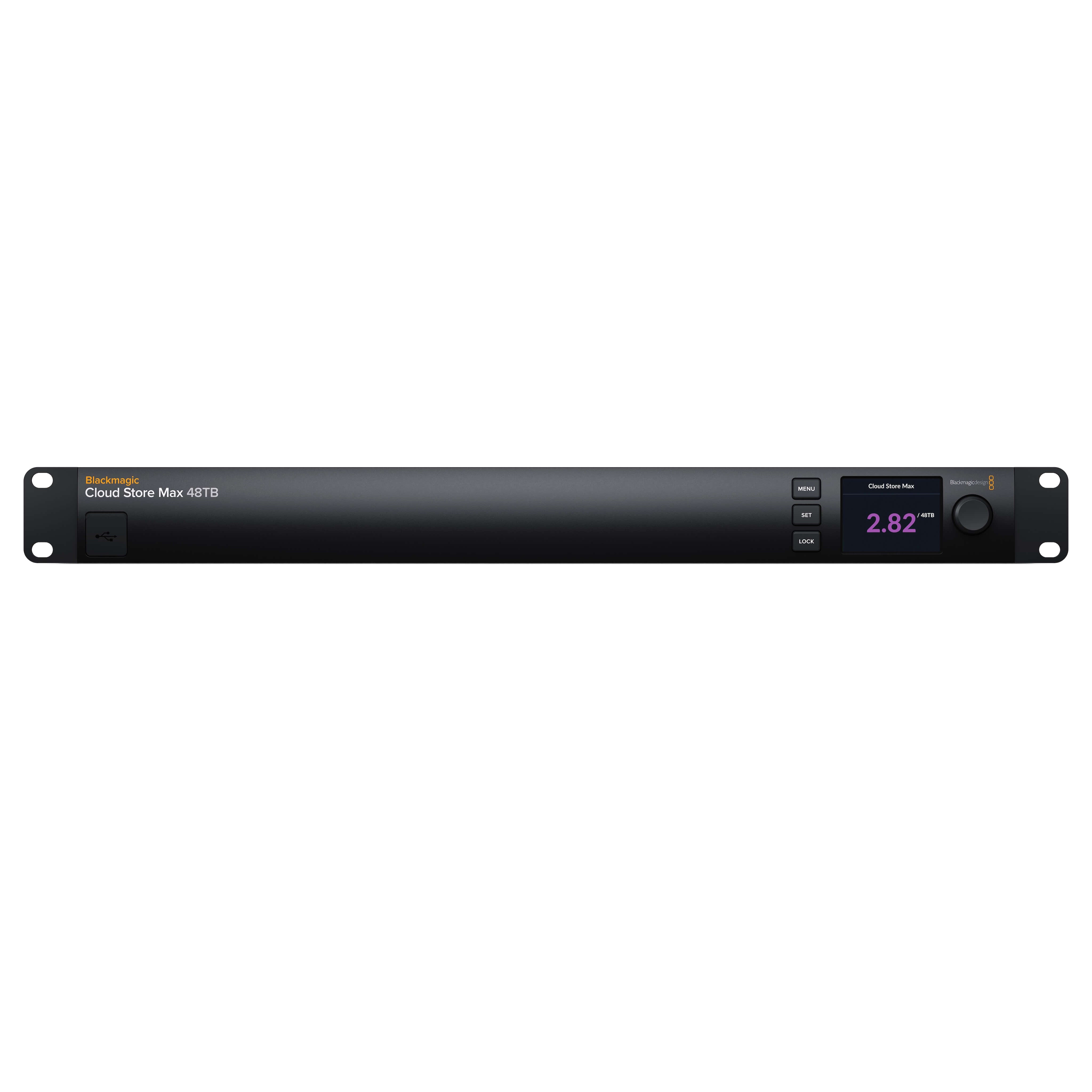 Blackmagic Design Cloud Store Max 48TB - High Performance Flash Storage, front