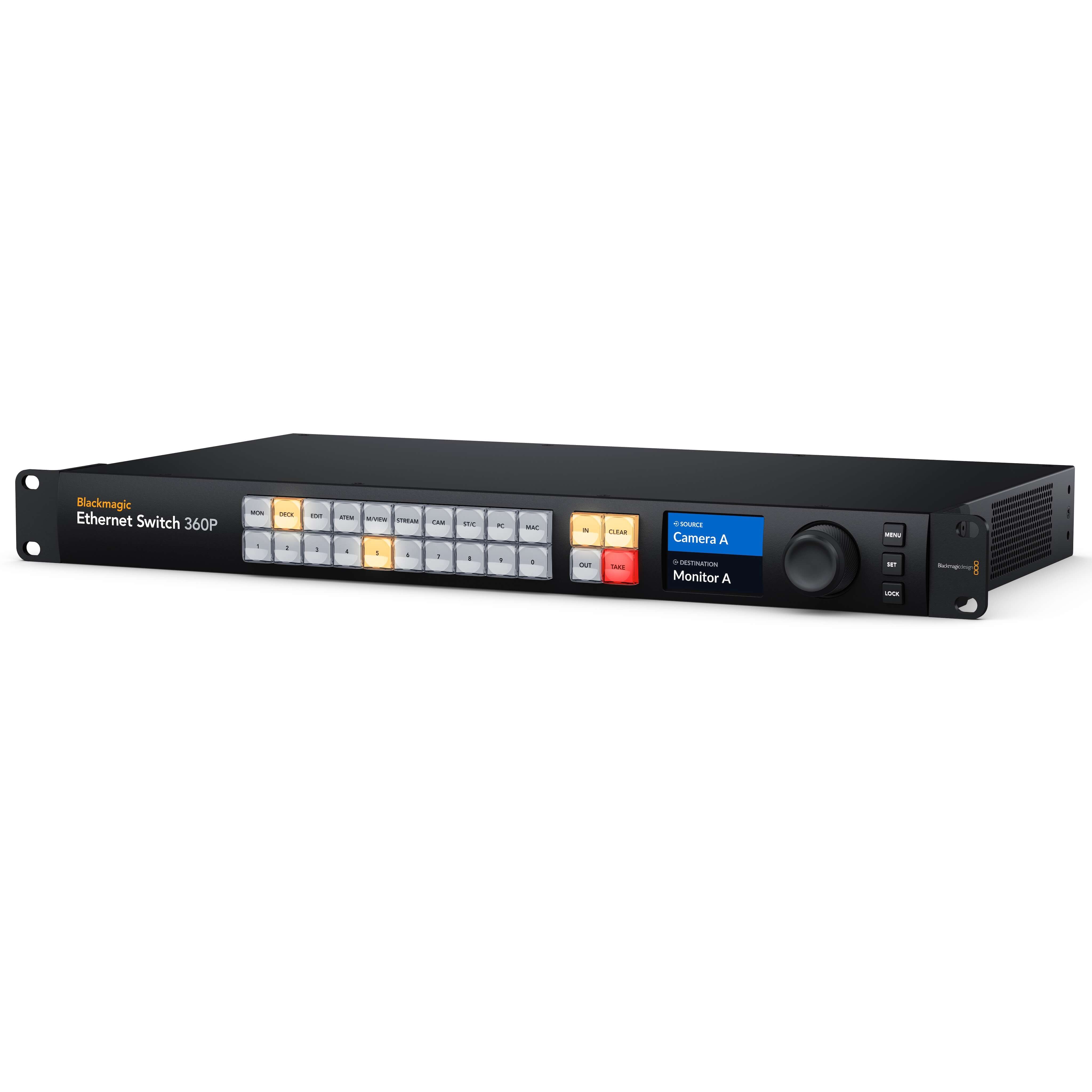 Blackmagic Design Ethernet Switch 360P, angle