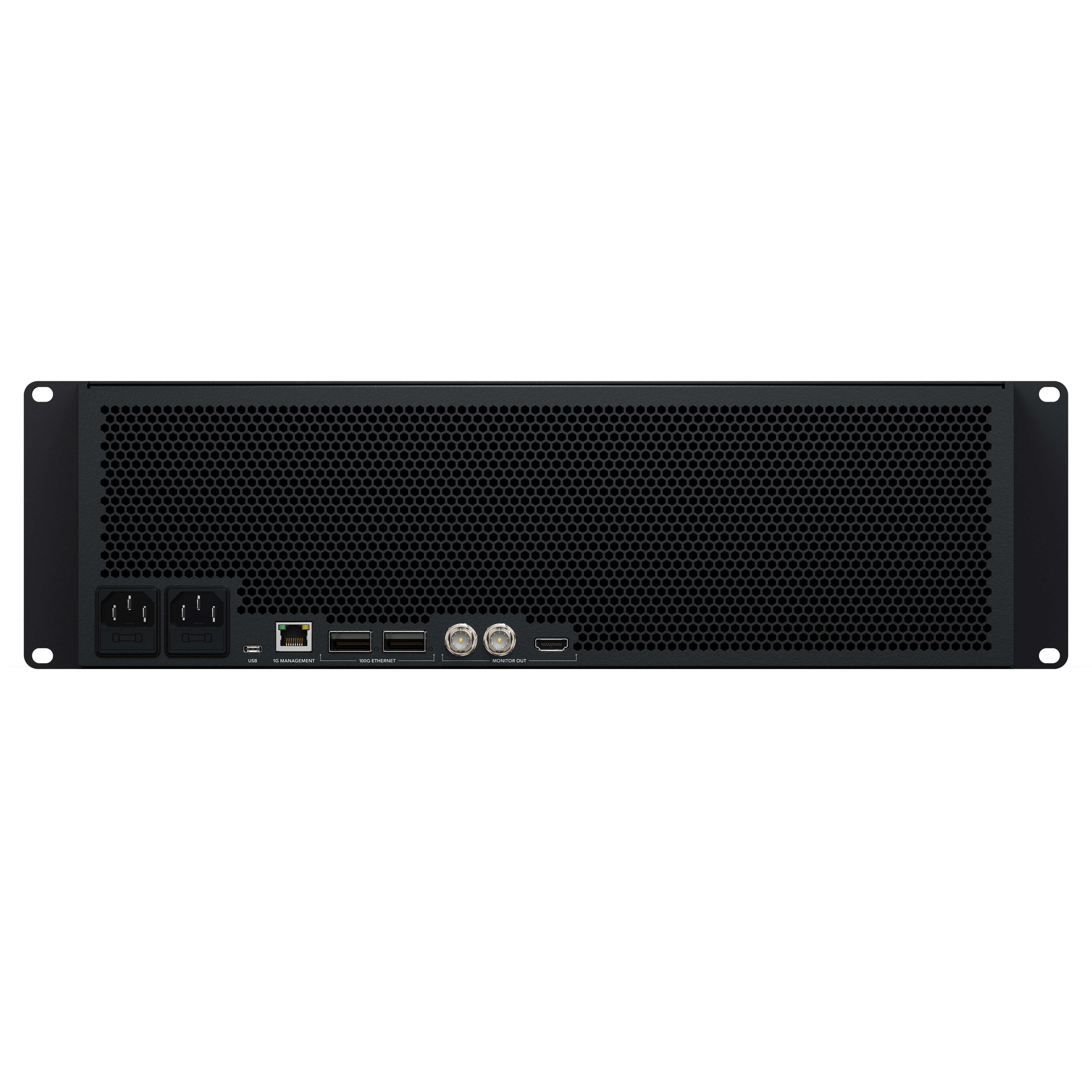 Blackmagic Design Media Dock Ultra, 3-Bay Flash Memory Network Storage, rear