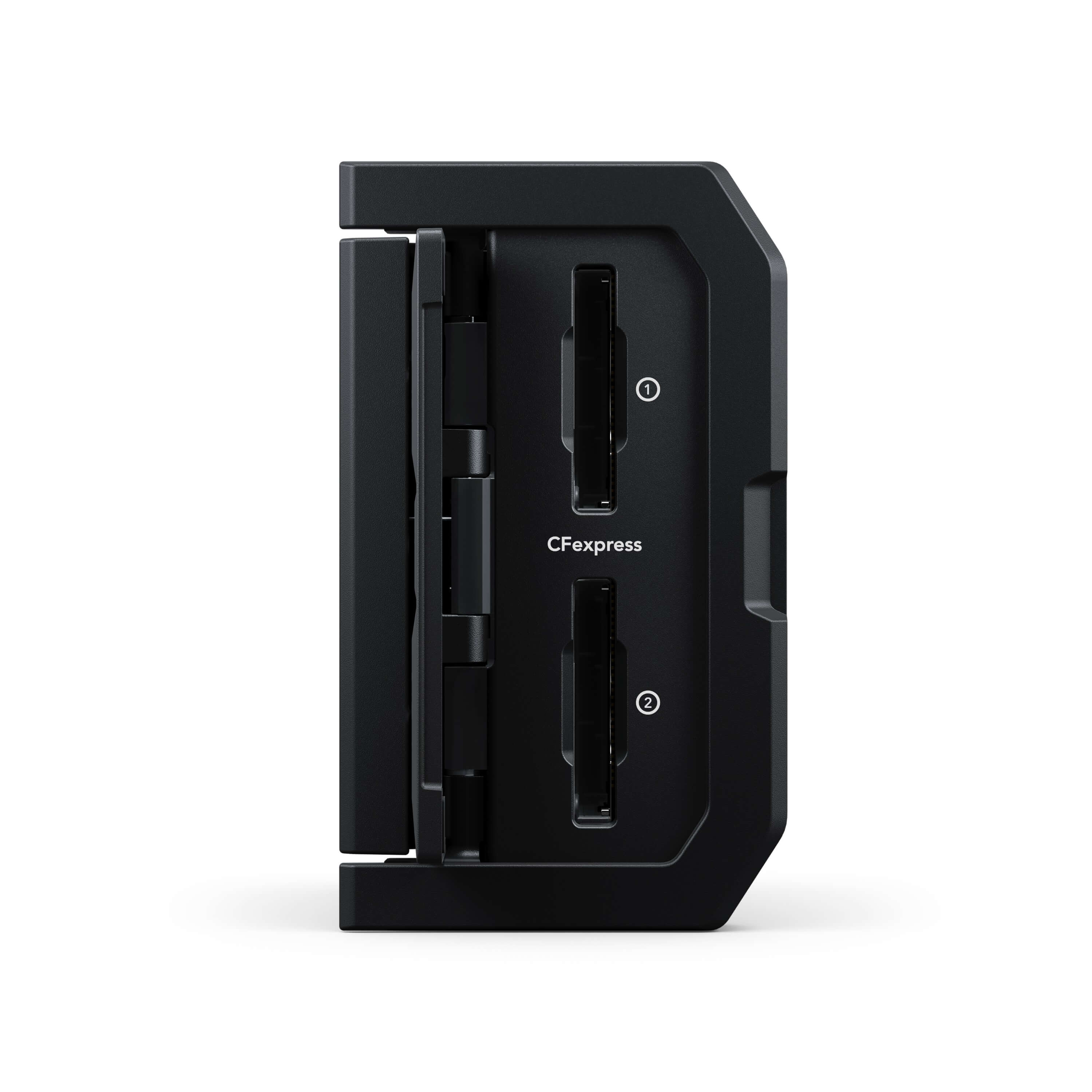 Blackmagic Design Media Module CF - High Performance Recording, front open