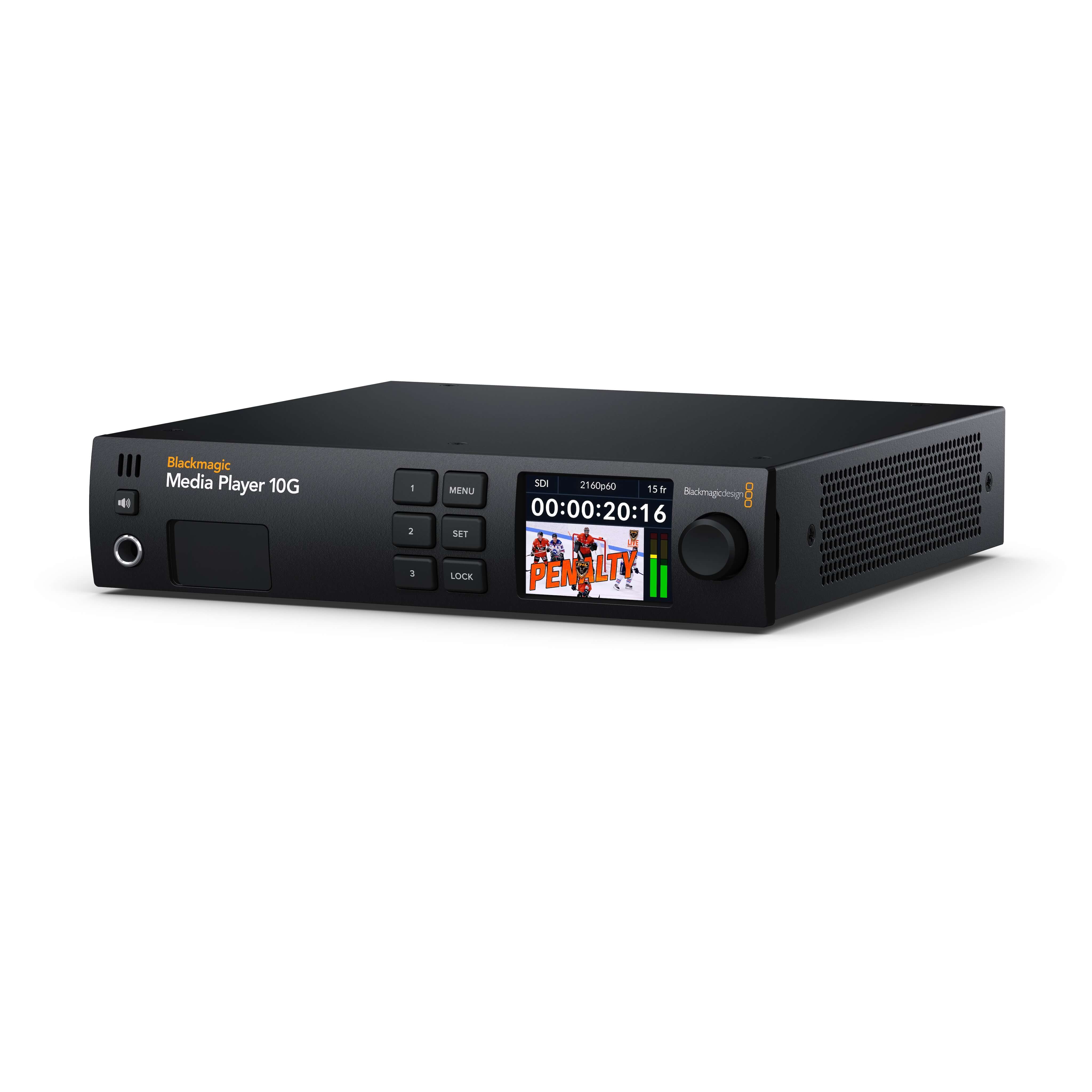Blackmagic Design Media Player 10G - Thunderbolt Capture and Playback, angle