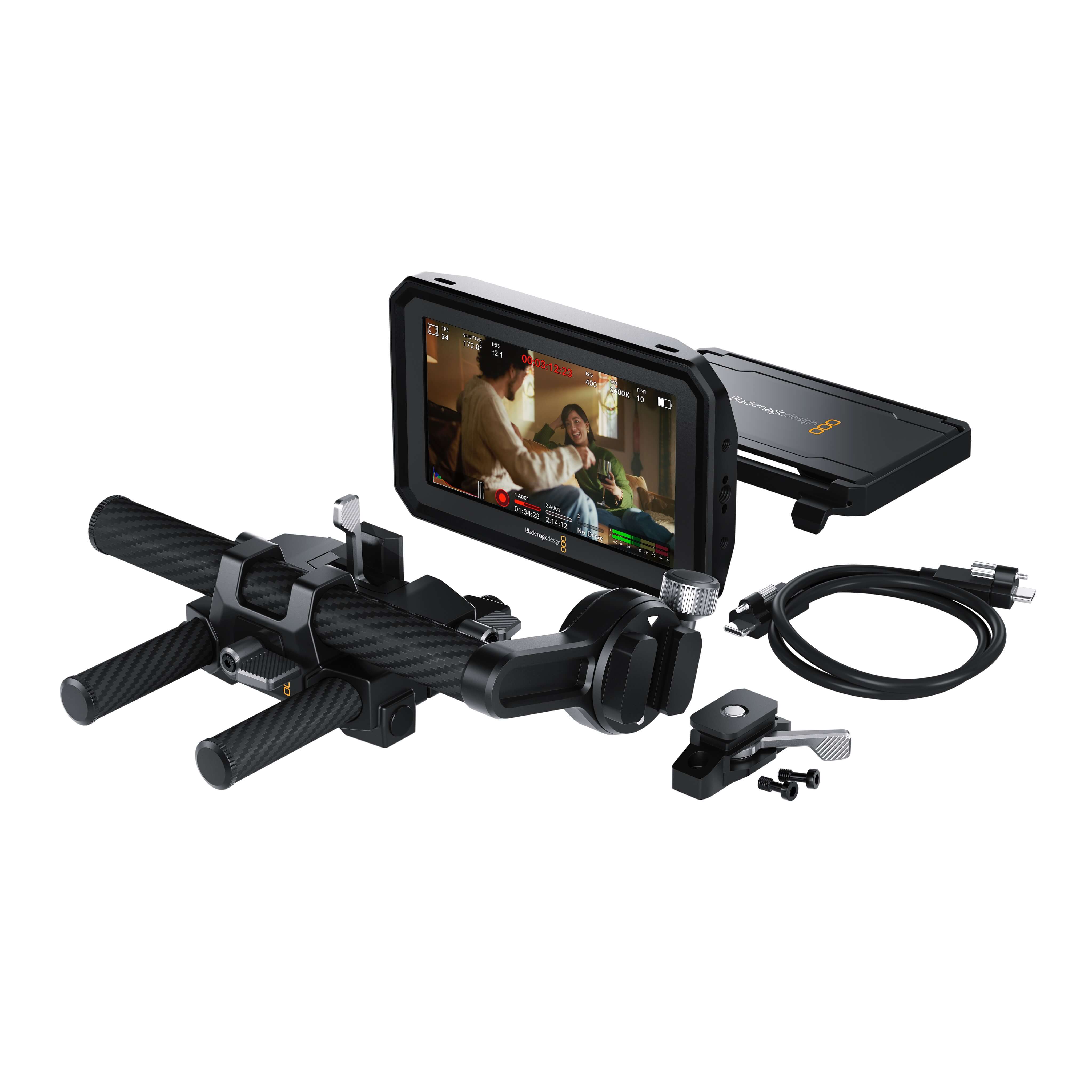 Blackmagic Design PYXIS Monitor EVF Kit - 5" Touchscreen, Sunshade, and Mount