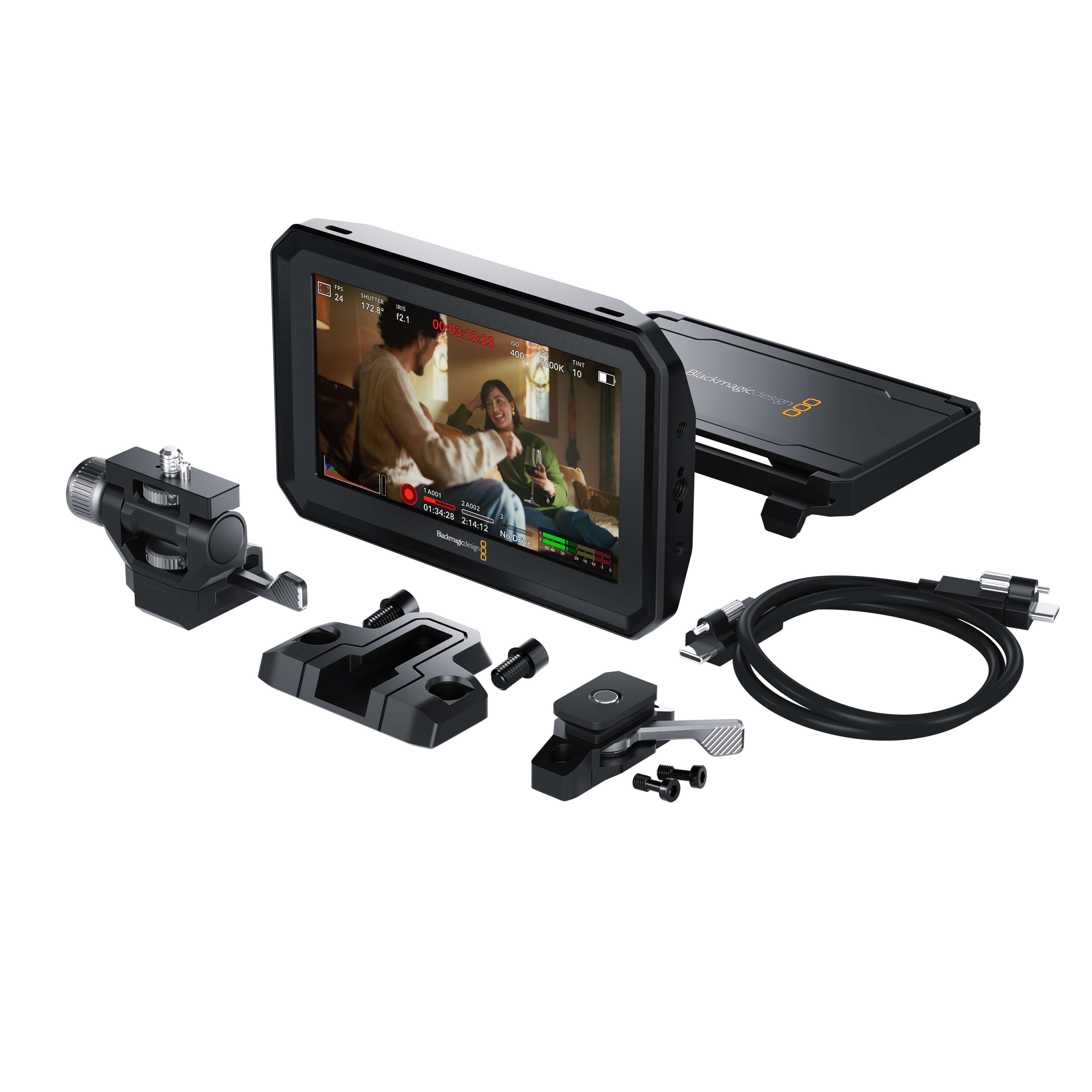 Blackmagic Design PYXIS Monitor Kit - 5" Touchscreen, Sunshade, Mount