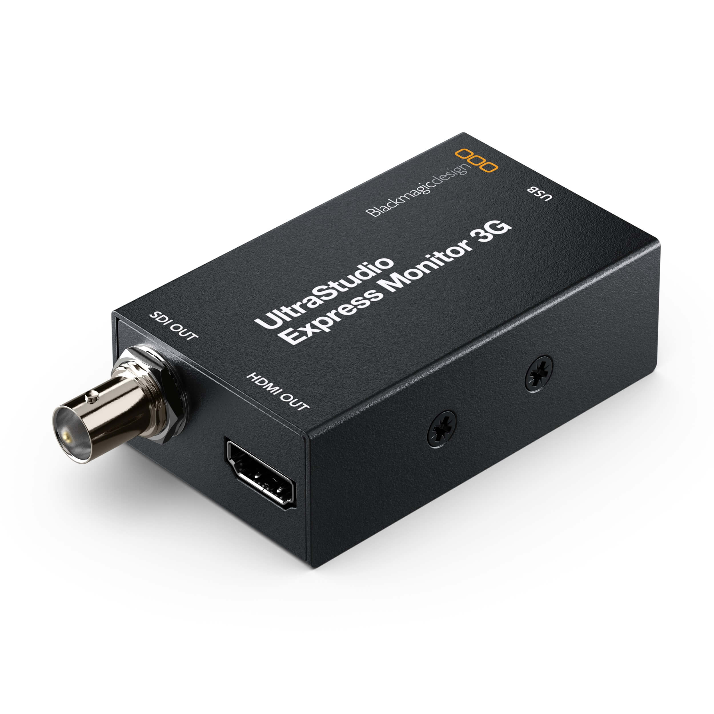 Blackmagic Design UltraStudio Express Monitor 3G for USB4, angled right