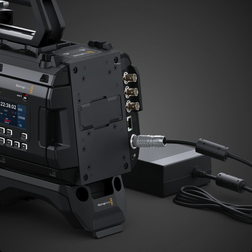 Blackmagic Design URSA Cine 24V 250W Power Supply, in use