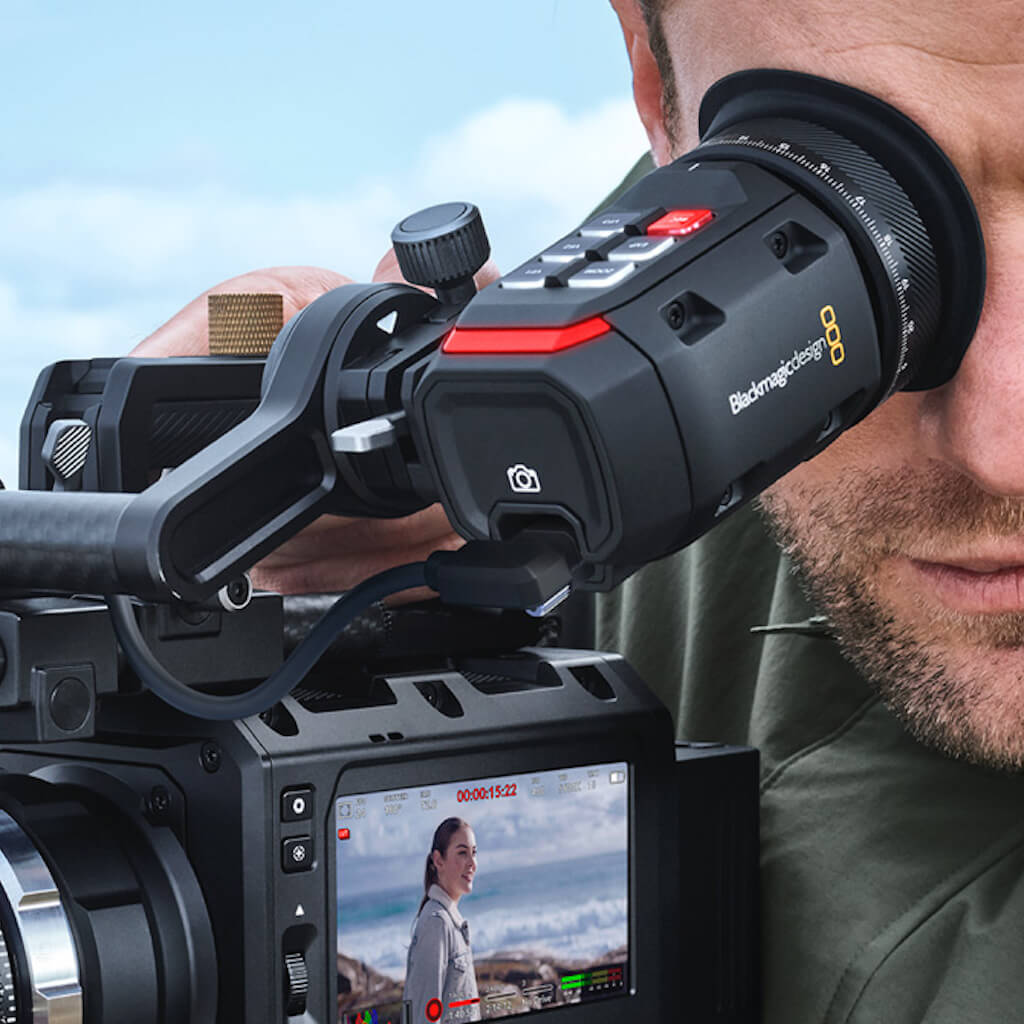 Blackmagic Design URSA Cine EVF - HD OLED Viewfinder, mounted