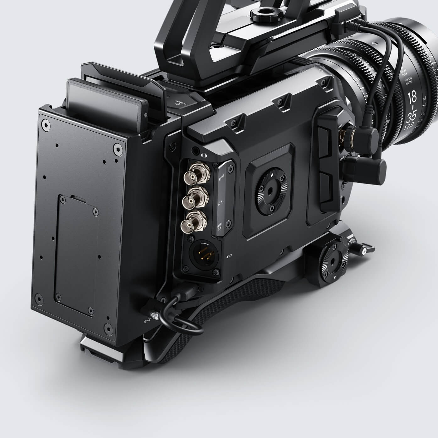 Blackmagic Design URSA Mini Recorder - Camera SSD Dock, mounted