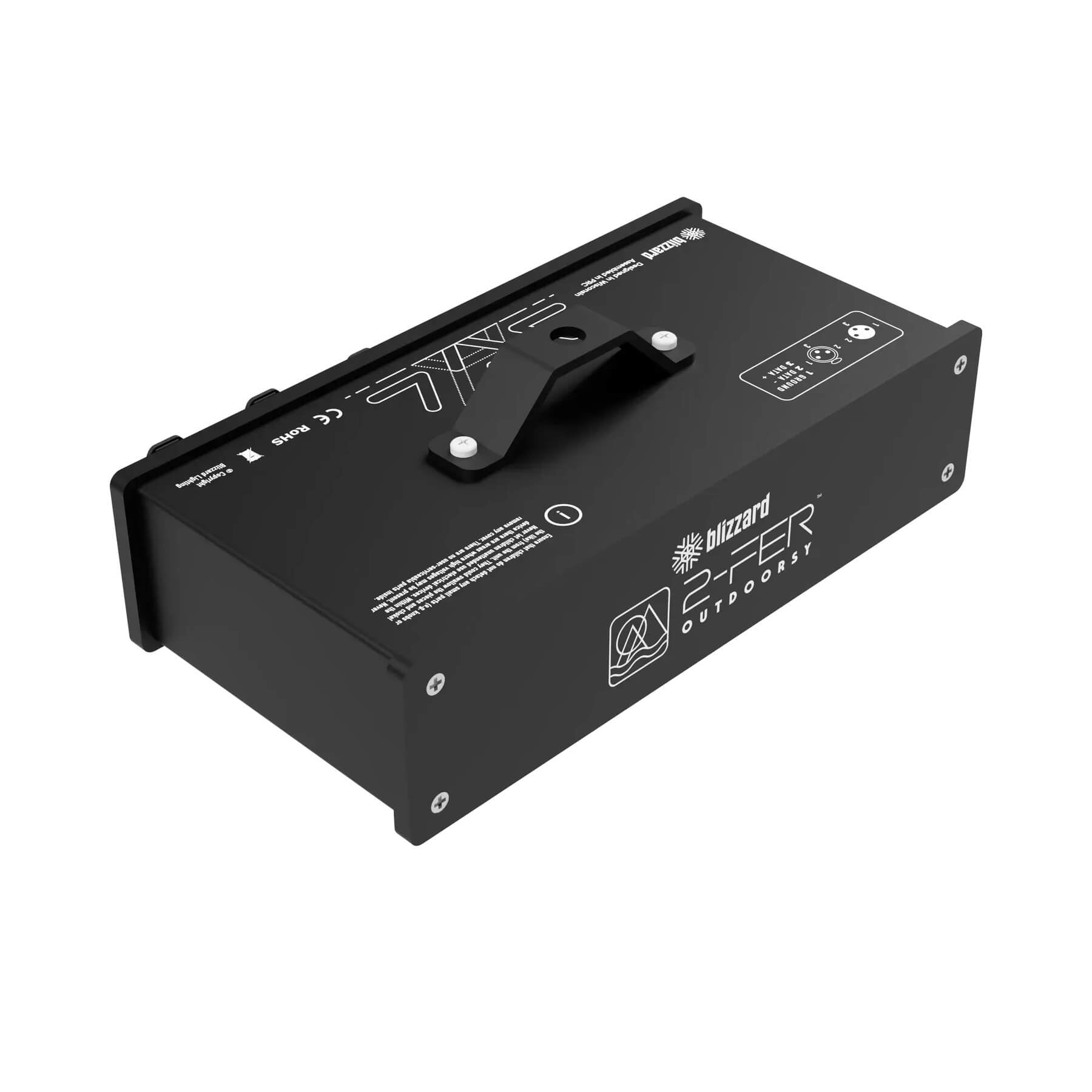 Blizzard Lighting 2-Fer Outdoorsy 5-pin - IP65-rated DMX + Power Splitter, front right