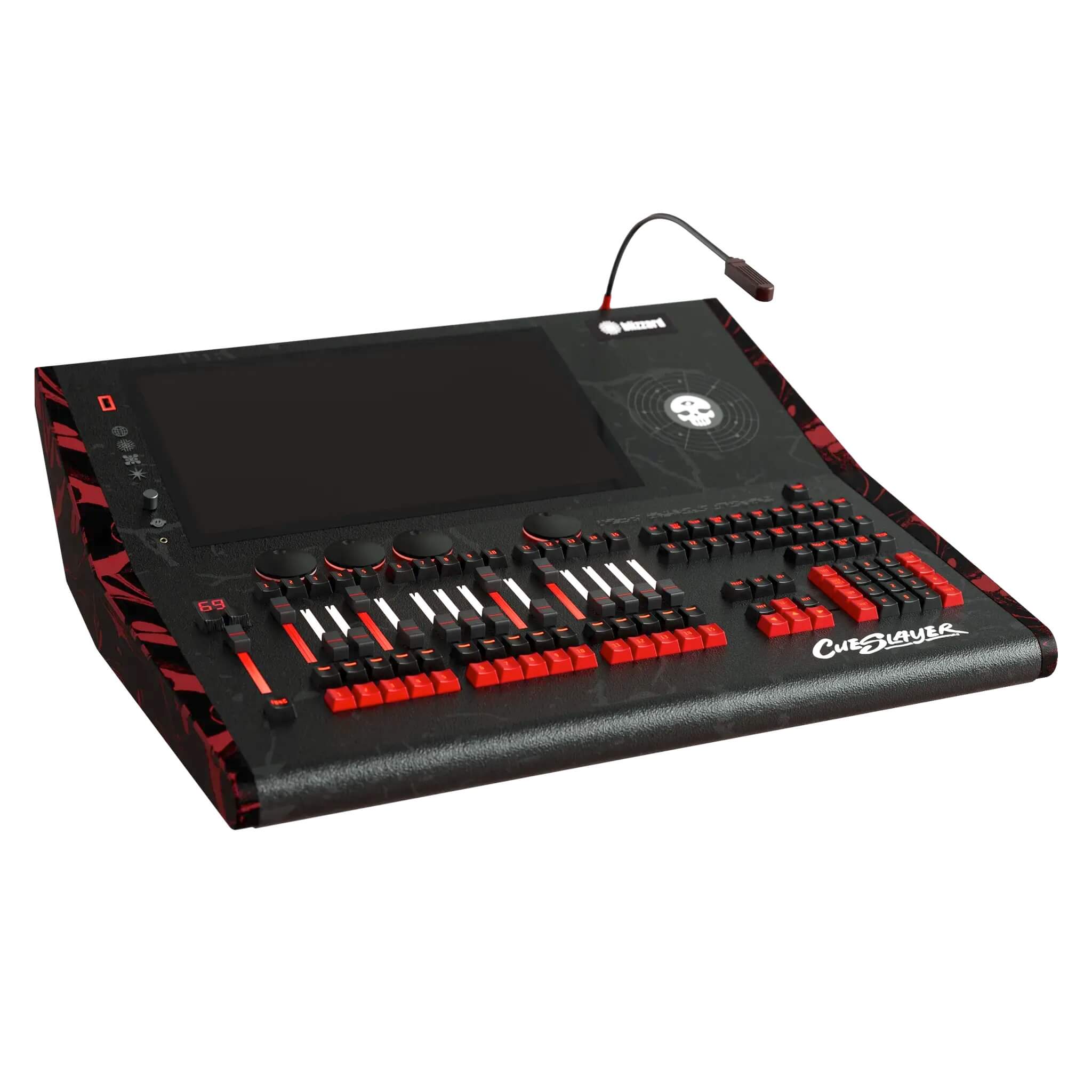 Blizzard Lighting CueSlayer - 8 Art-Net or 4 DMX Universe Lighting Controller, angled