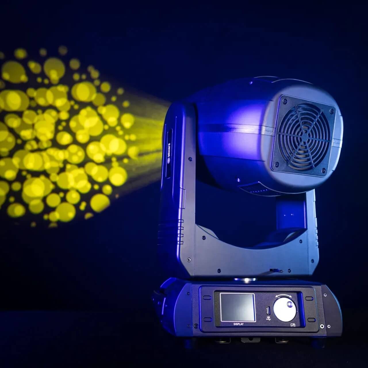 Blizzard Lighting G-Mix 350 - 350W LED Hybrid BSW Moving Head with CMY Color Mixing, yellow gobo