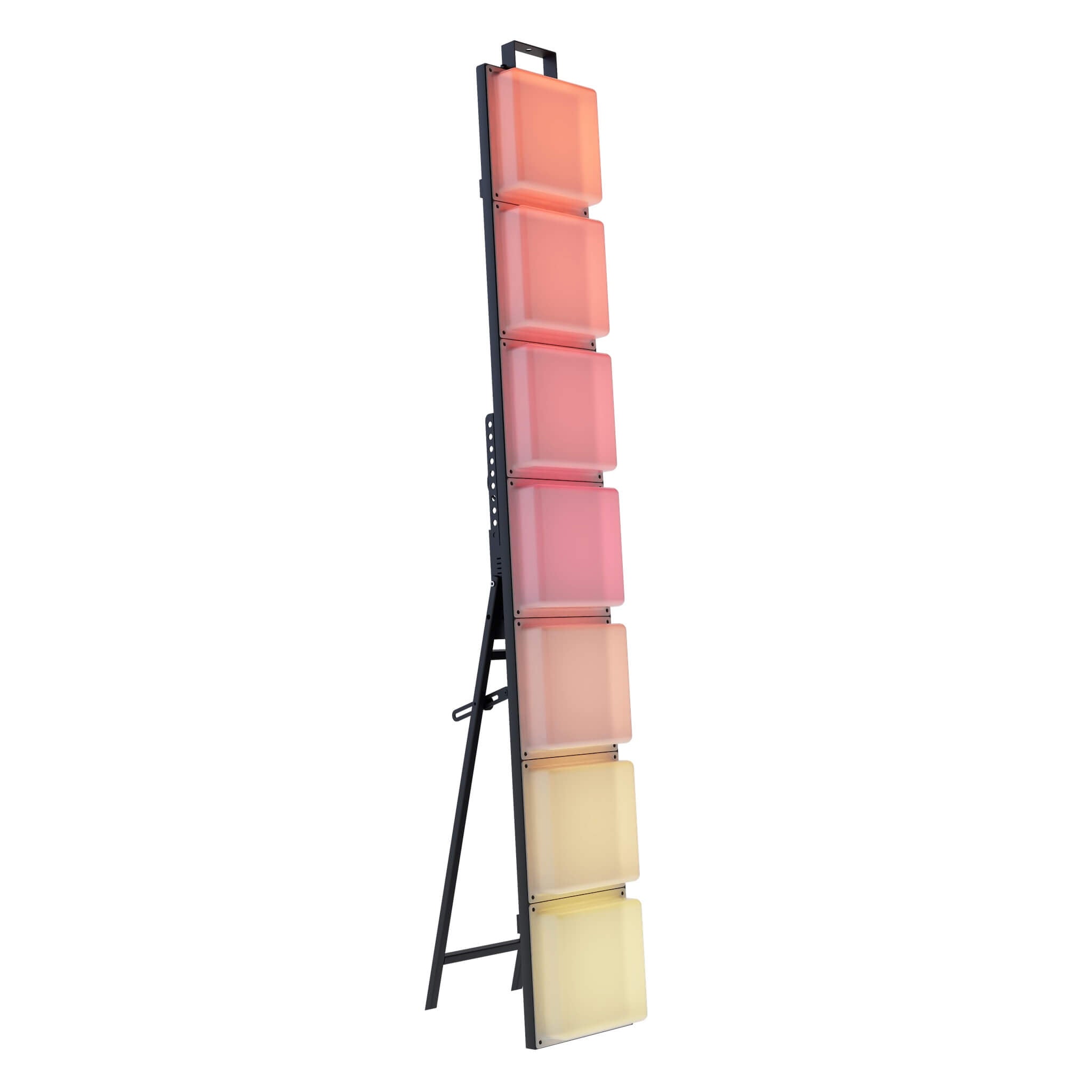 Blizzard Lighting InfiniPix Spektro - 5 ft LED Block Pixel FX Tower, angled gradient