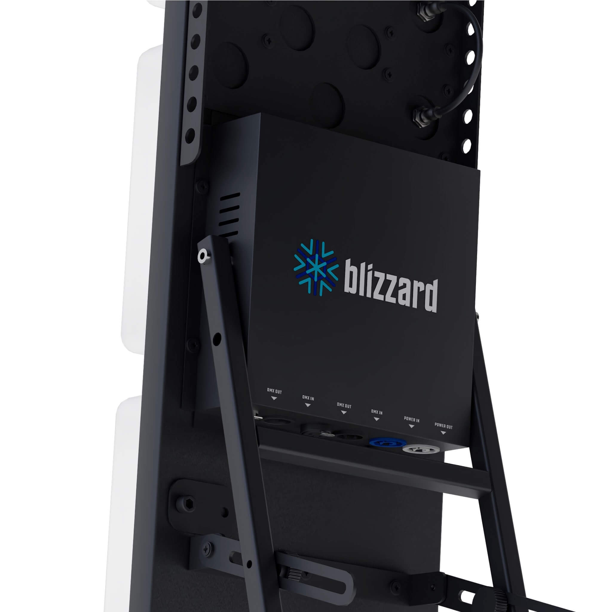Blizzard Lighting InfiniPix Spektro - 5 ft LED Block Pixel FX Tower, rear closeup