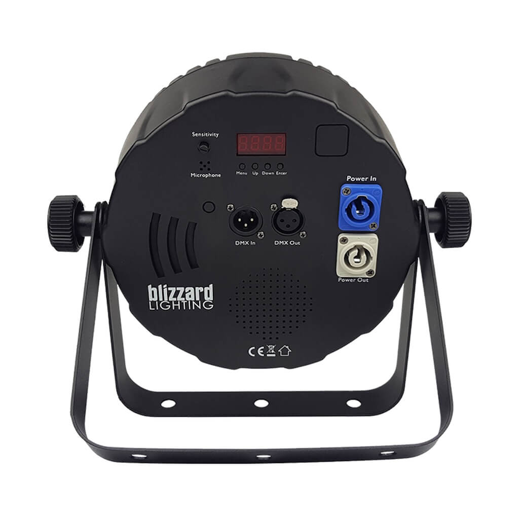 Blizzard Lighting LB Par Hex - RGBAW+UV LED Wash Fixture, rear