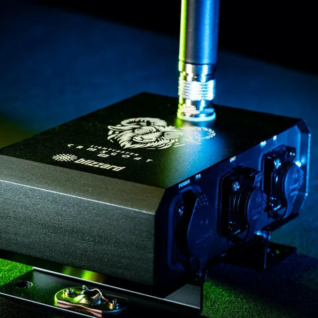 Blizzard Lightcaster CRMX Goat IP, on stage