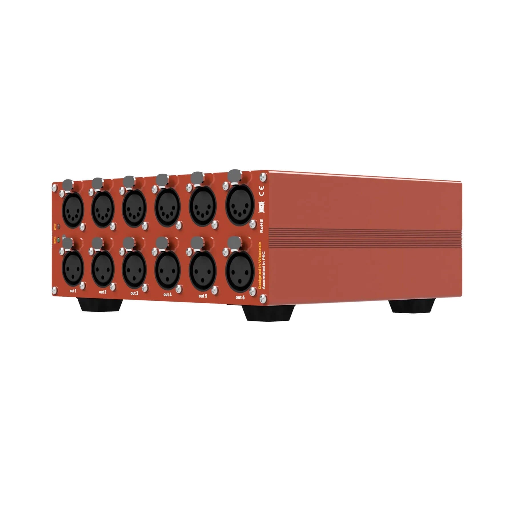 Blizzard Lighting Pipeline Splitterally 6 - DMX Splitter/Booster, back left