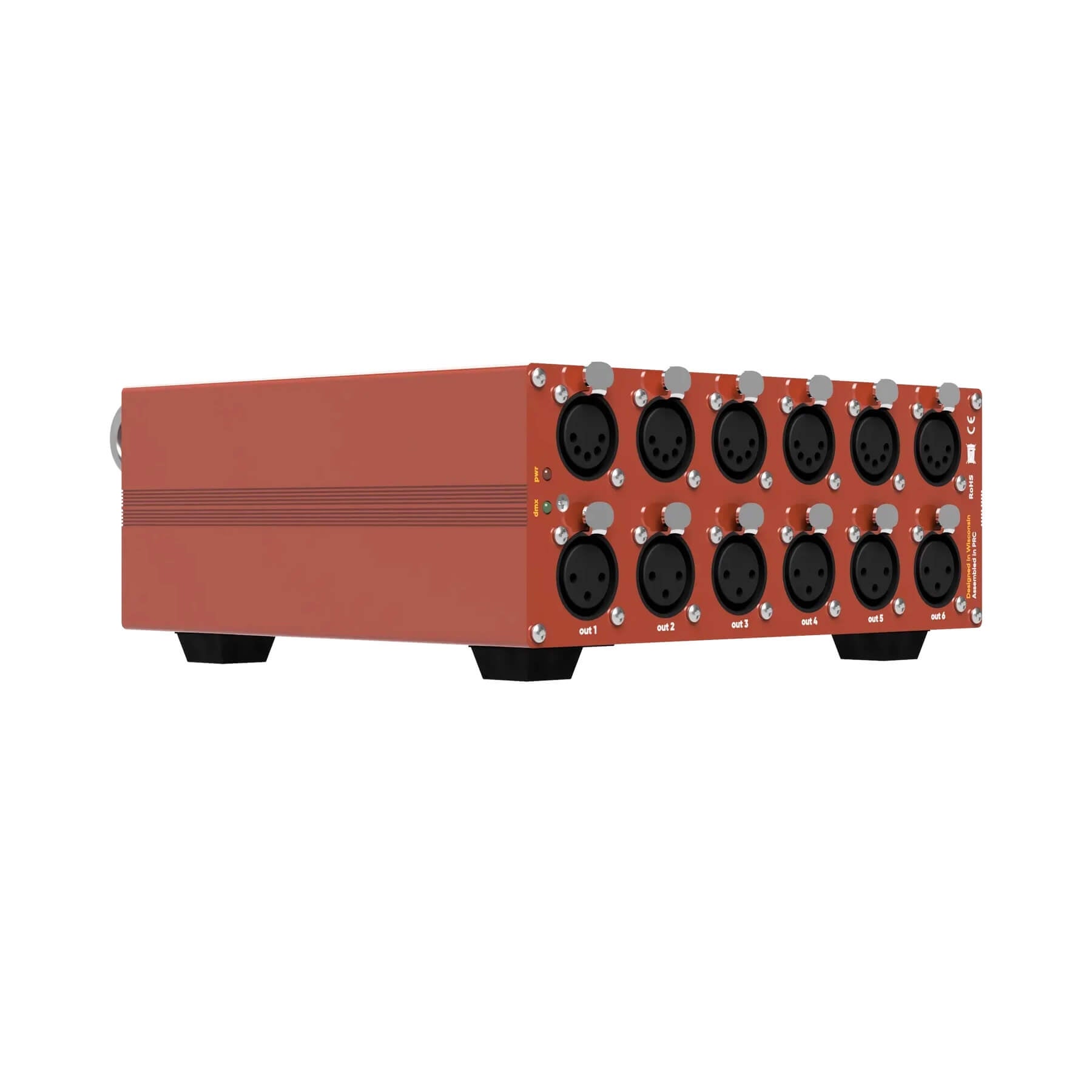 Blizzard Lighting Pipeline Splitterally 6 - DMX Splitter/Booster, back right