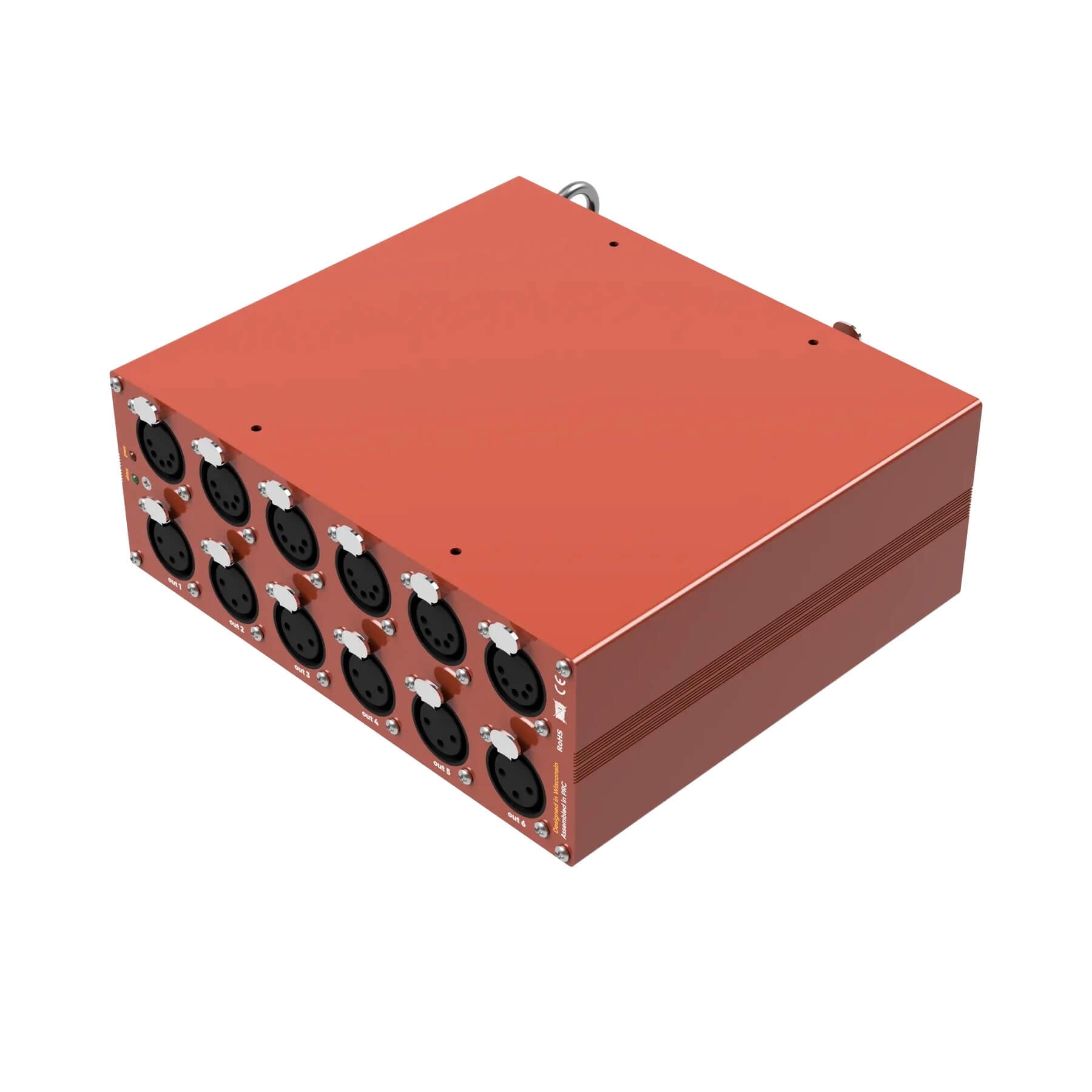 Blizzard Lighting Pipeline Splitterally 6 - DMX Splitter/Booster, back top left