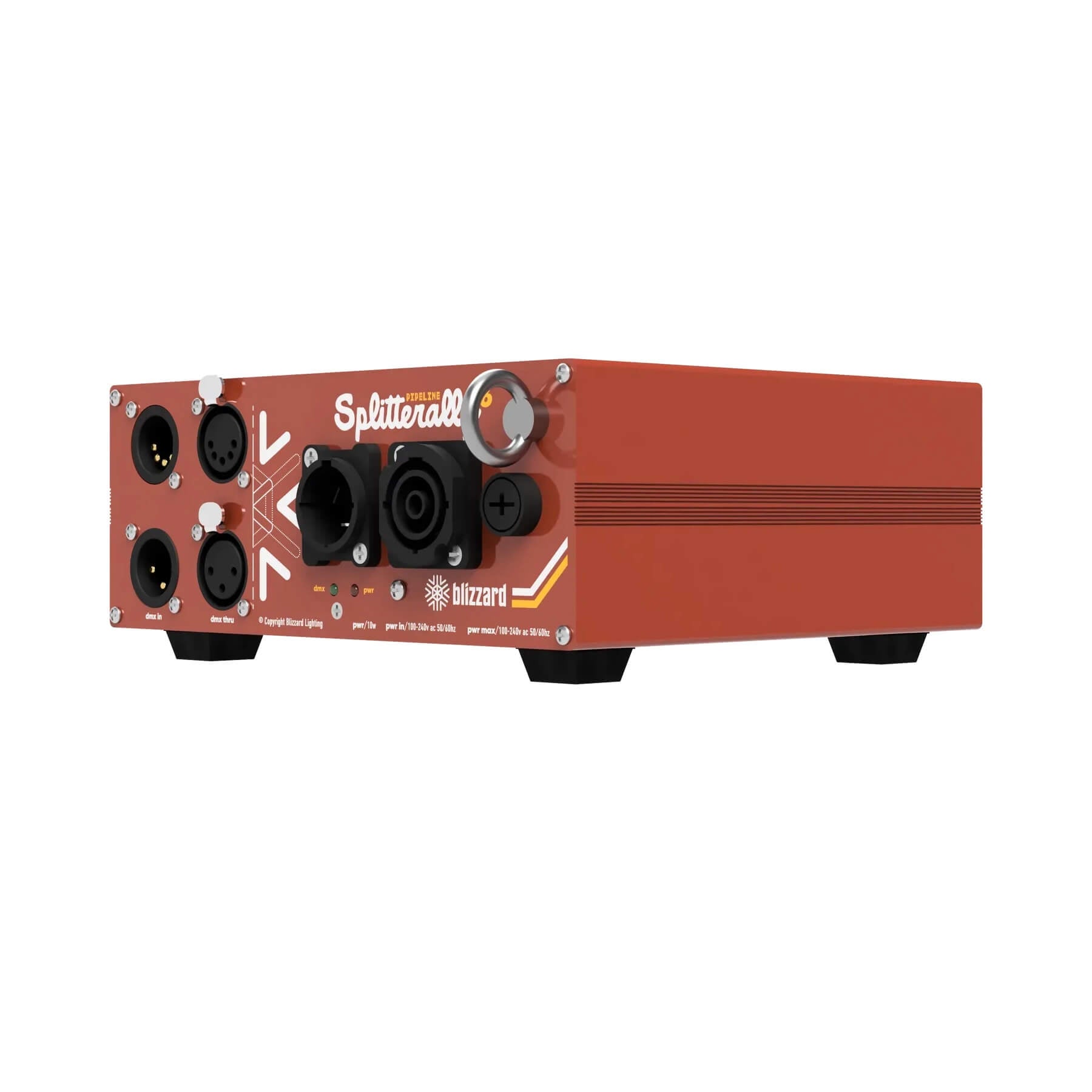 Blizzard Lighting Pipeline Splitterally 6 - DMX Splitter/Booster, left