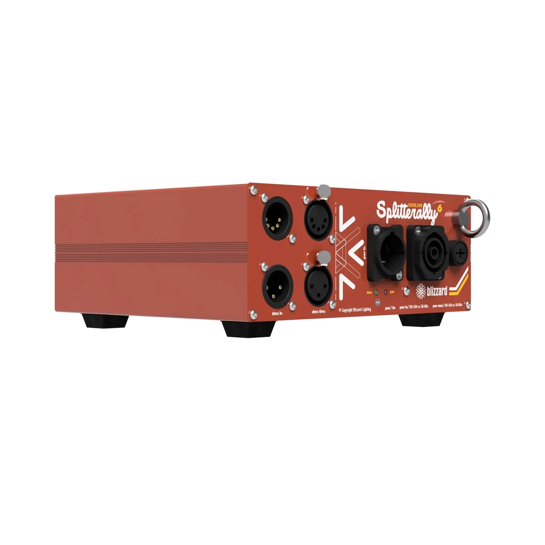 Blizzard Lighting Pipeline Splitterally 6 - DMX Splitter/Booster, right