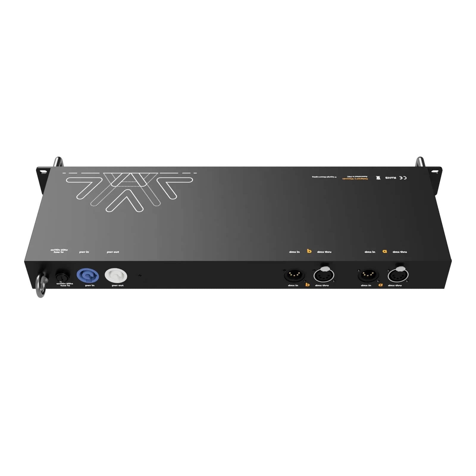 Blizzard Lighting Pipeline Splitterally 8 - DMX Splitter/Booster, back