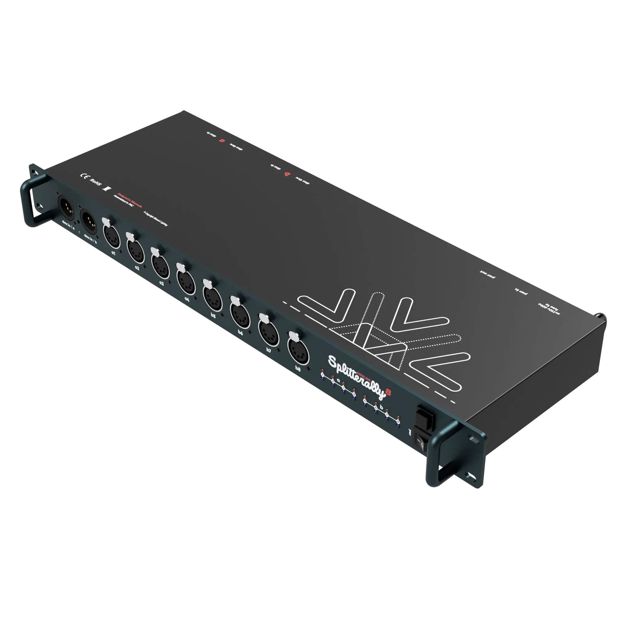 Blizzard Lighting Pipeline Splitterally 8 - DMX Splitter/Booster, top left