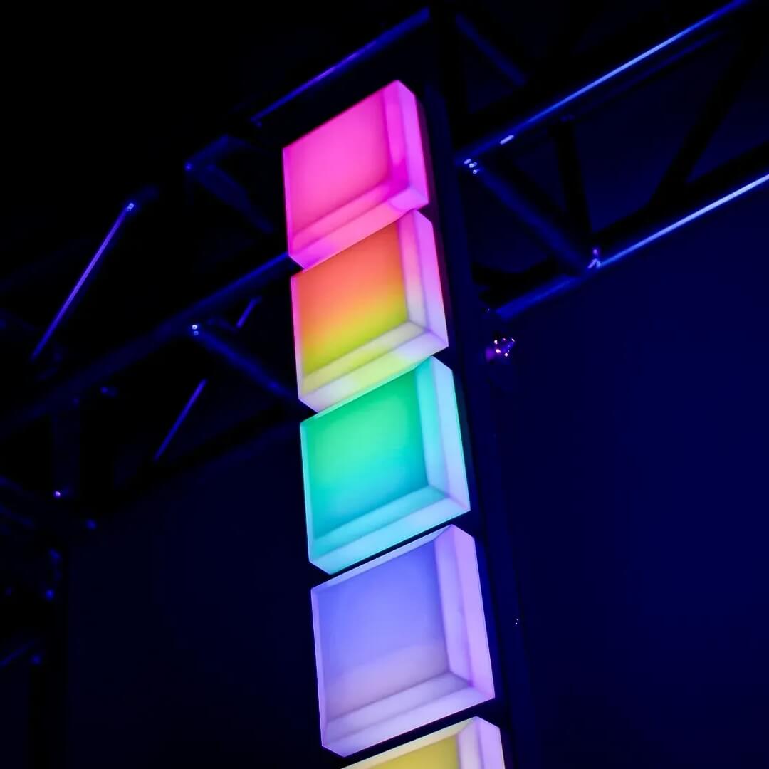 Blizzard Lighting InfiniPix Lil Spektro - LED Mini Block Pixel FX Tower, 3