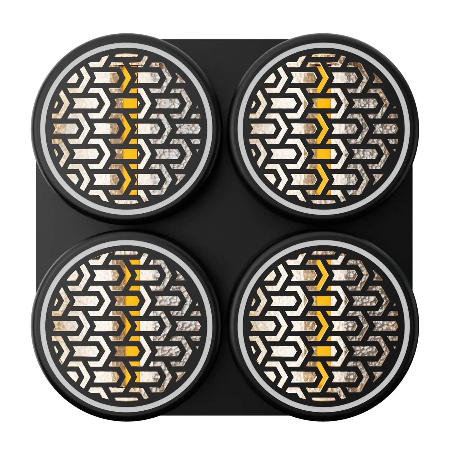 Blizzard Lighting Lux Quadra X4 - Quad WW Blinder with RGB Effects, front