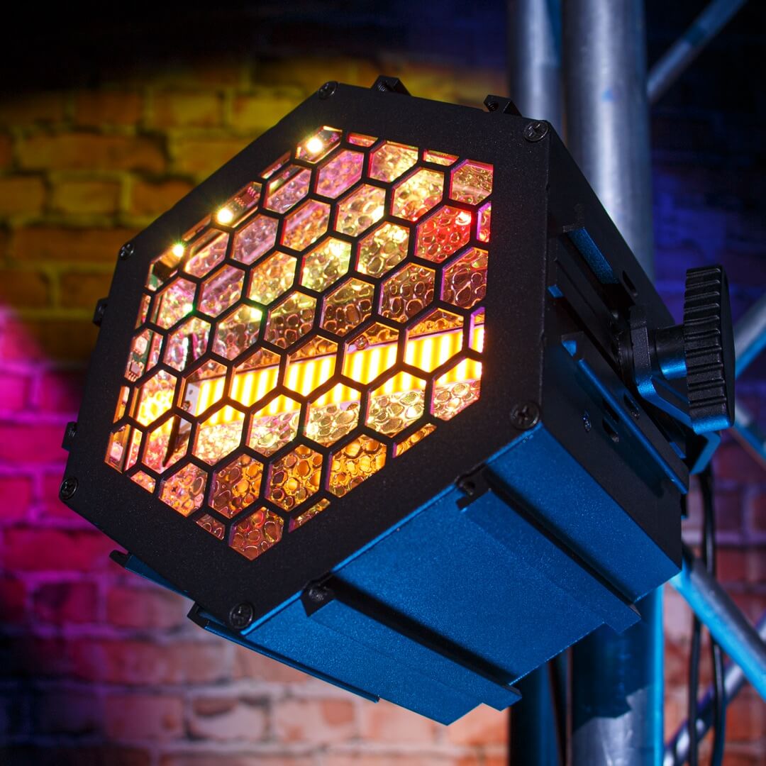 Blizzard Lighting Nexys Flux - Interlocking WW LED Blinder RGB Effects, left