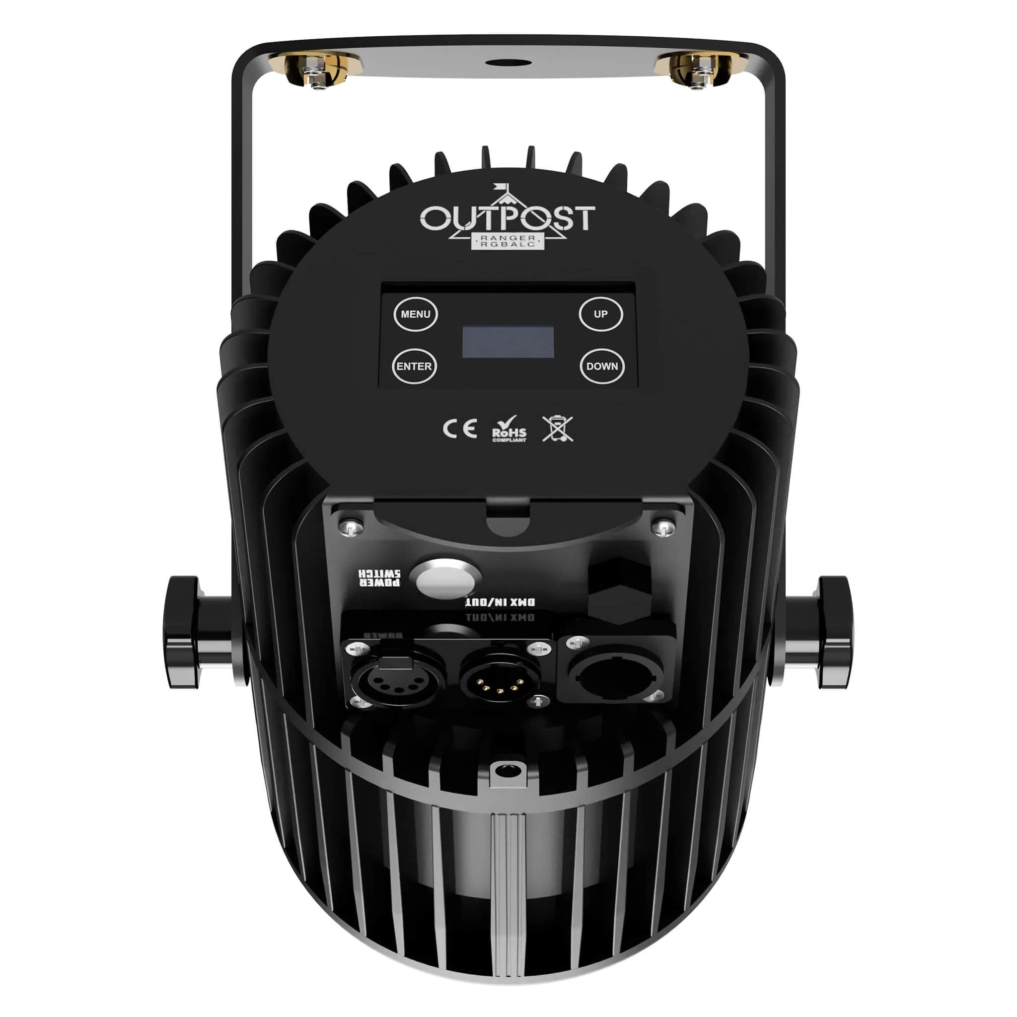 Blizzard Lighting Outpost Ranger RGBALC - LED Par with Li-ion Battery and Wireless CRMX, rear