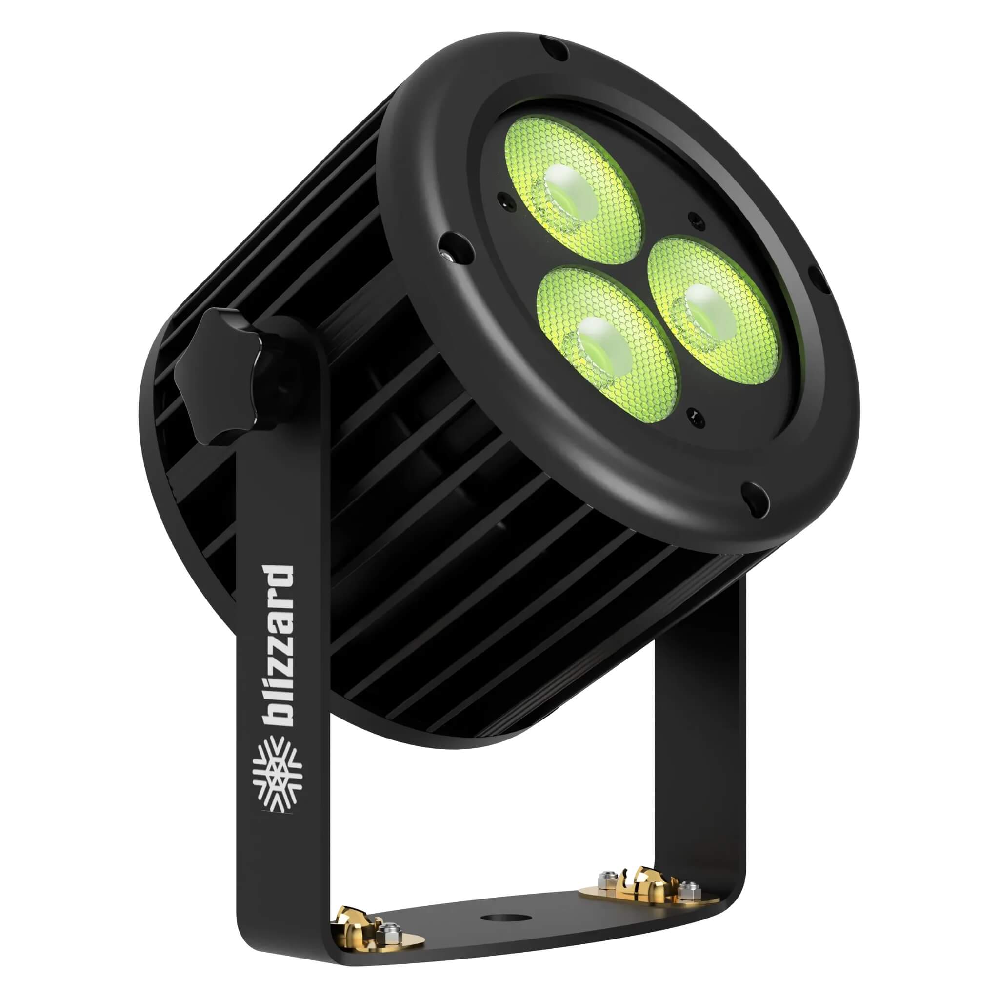 Blizzard Lighting Outpost RGBALC - IP65-rated LED Par with Advanced Color Mixing, angle