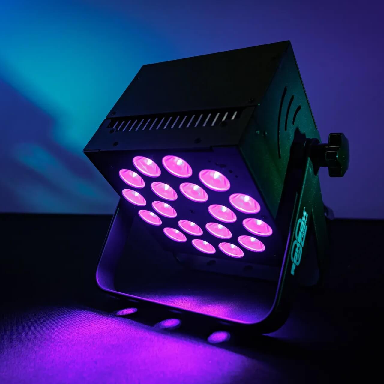 Blizzard Lighting RokBox G2 RGBALC - 18x 15W LED Par Wash Light, black light
